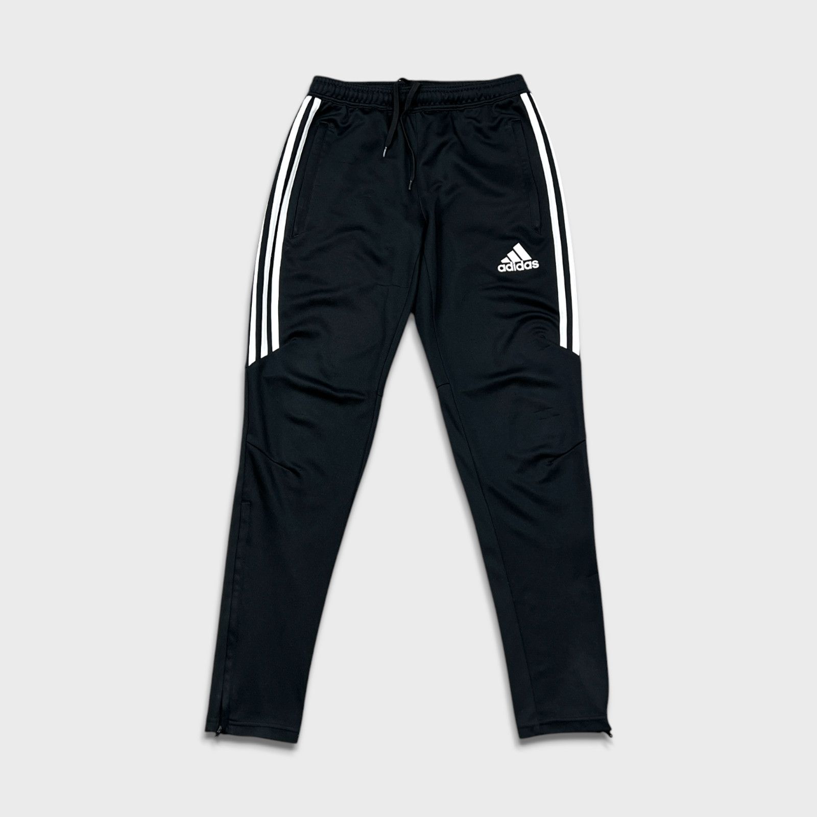 Adidas × Vintage Adidas Track Pants Small Stripes Spell Out Training Athletic Size US 26 / EU 42 - 1 Thumbnail