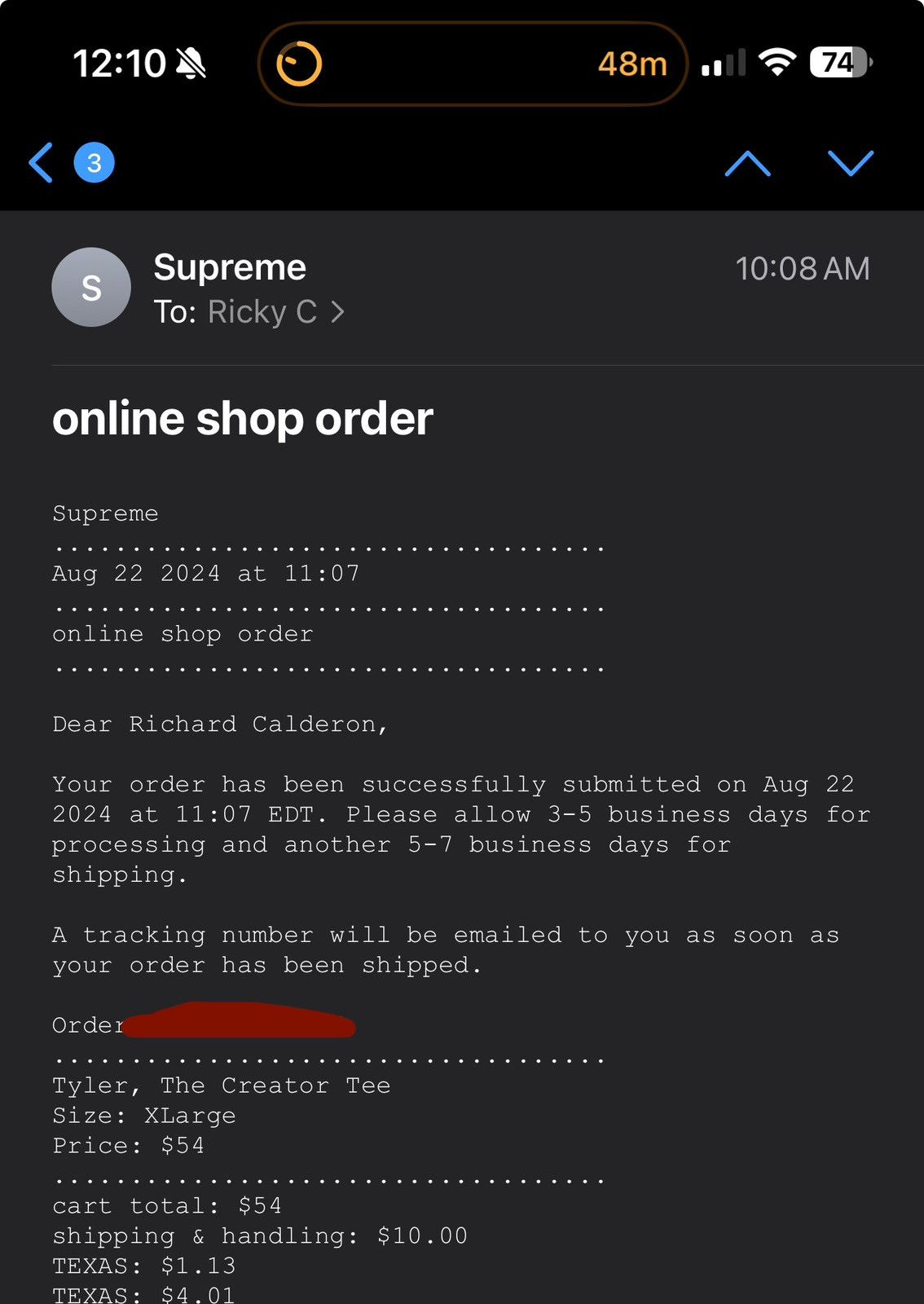 Supreme Supreme Tyler, the creator tee Size US XL / EU 56 / 4 - 2 Thumbnail