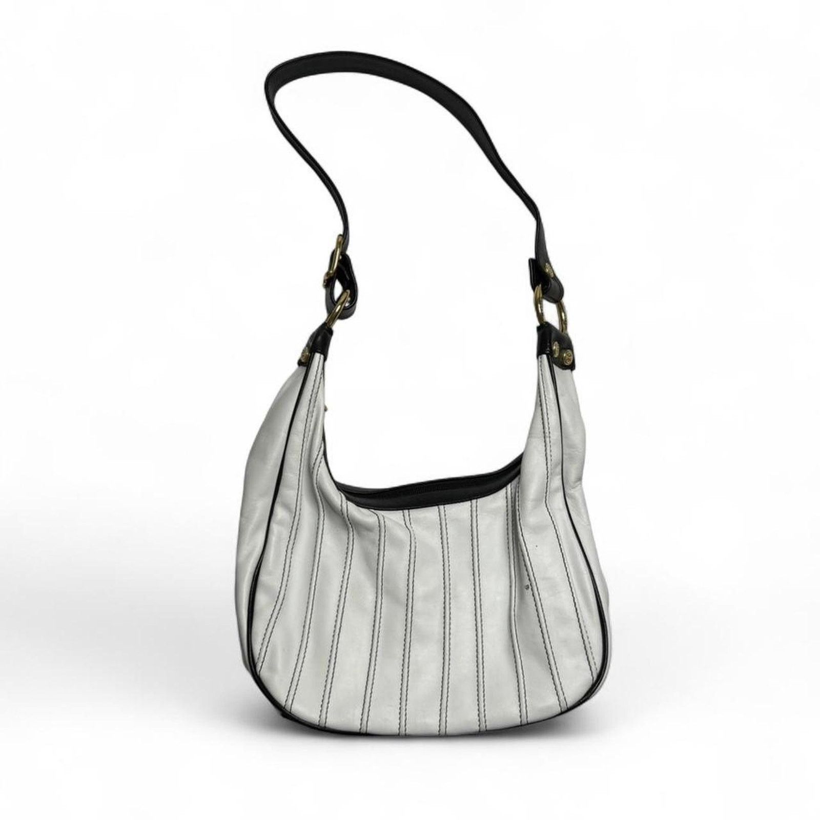 Other Marino Orlandi White Vintage Genuine Leather Designer Bag Size ONE SIZE - 8 Thumbnail