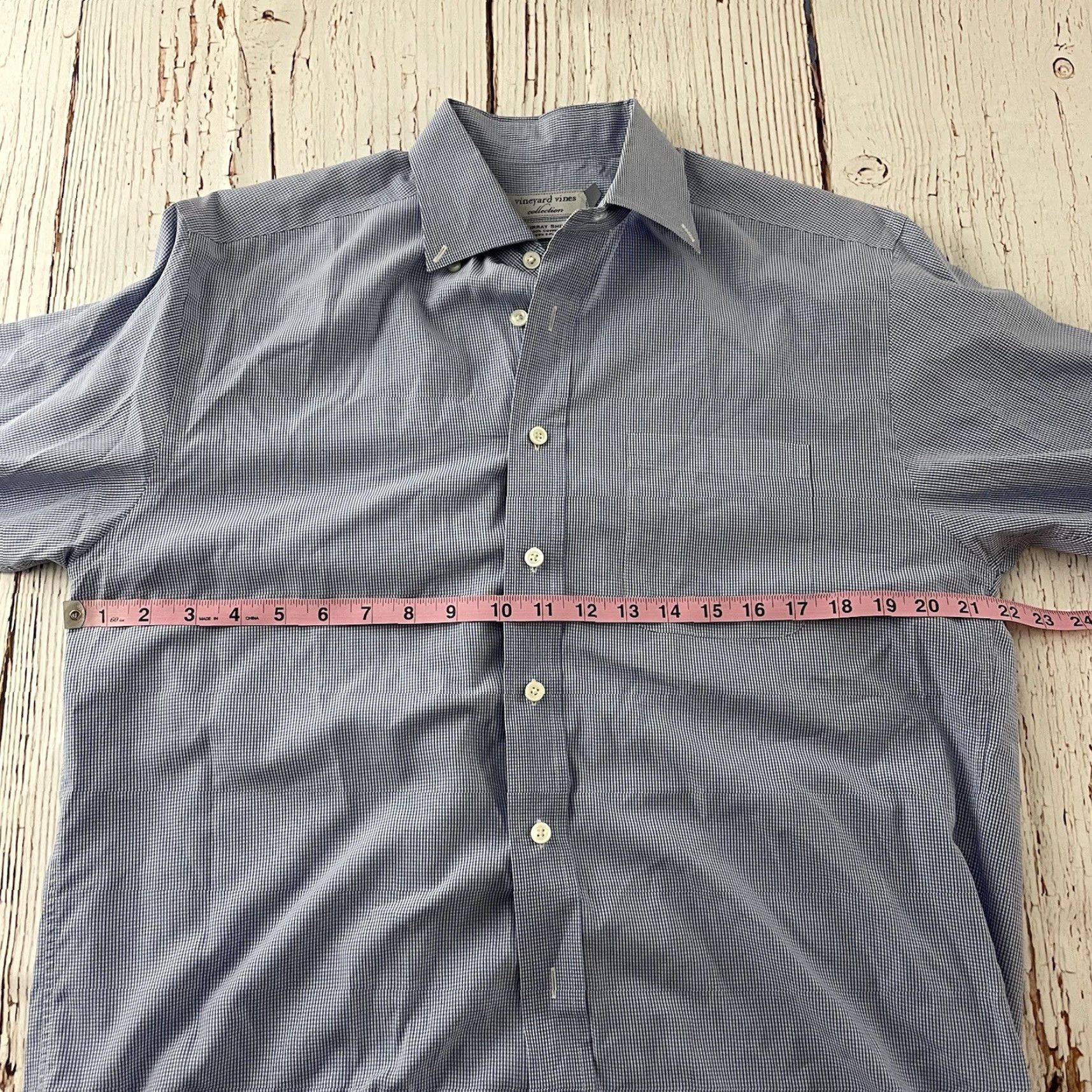 Vineyard Vines Vineyard Vines Murray Long Sleeve Button Front Shirt Men's Medium Blue Shirt Size US M / EU 48-50 / 2 - 6 Thumbnail