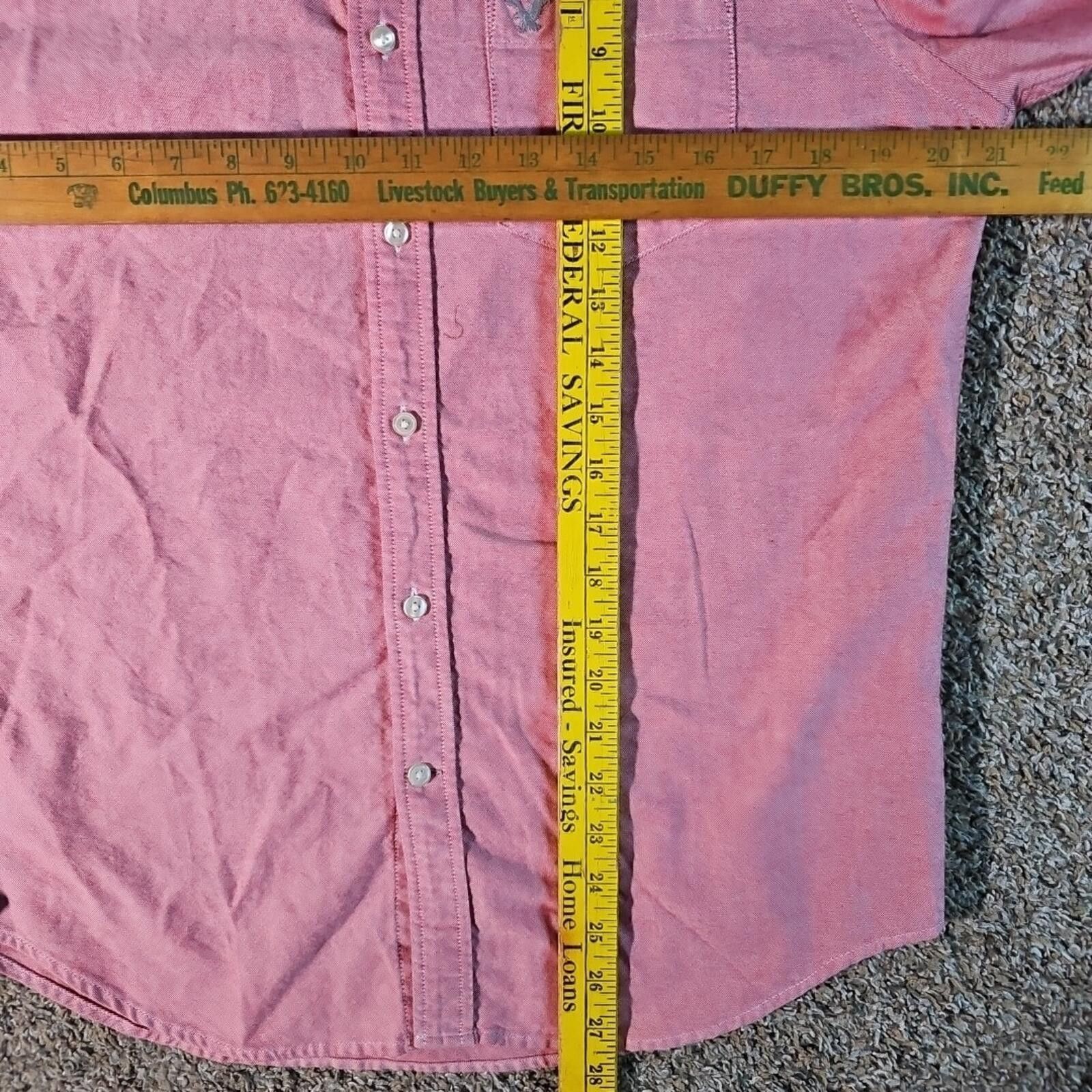 American Eagle Outfitters American Eagle Classic Fit M Pink Button Up Shirt Size US M / EU 48-50 / 2 - 5 Thumbnail
