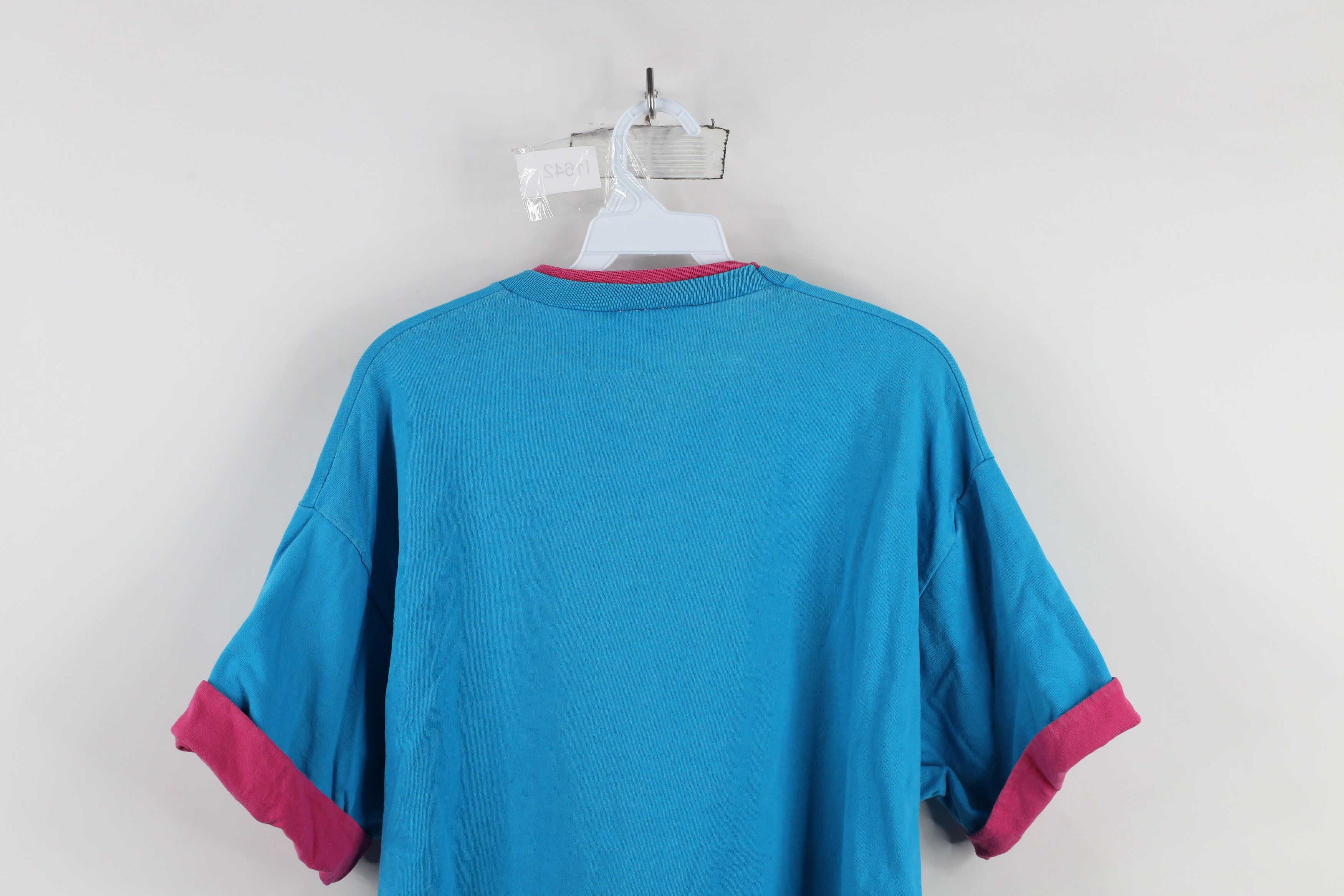 Vintage Vintage 90s Streetwear New Orleans Layered T-Shirt Blue USA Size XL / US 12-14 / IT 48-50 - 13 Thumbnail