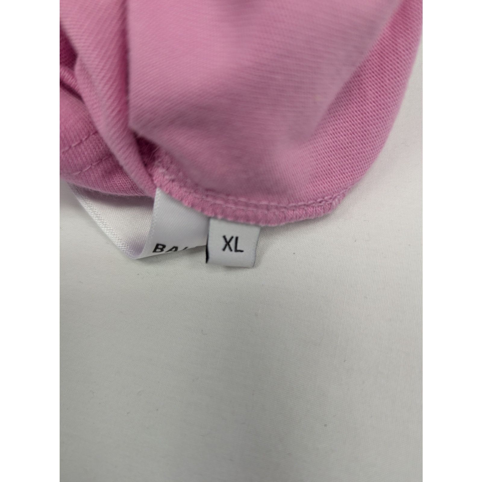 Balenciaga o1rshd1 BB Paris Icon Vintage Jersey Strass T-Shirt in Pink Size US XL / EU 56 / 4 - 13 Thumbnail