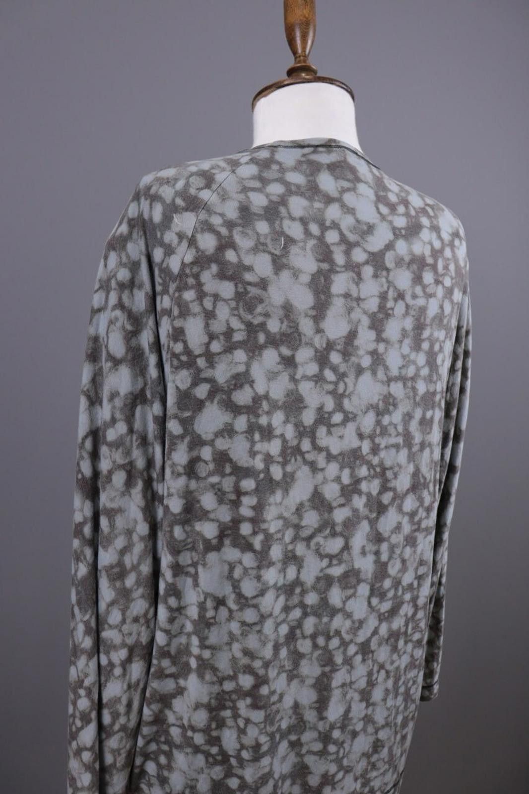 Oscar De La Renta Oska Gray Printed Relaxed Lagenlook Tunic Dress Size 4 Size S / US 4 / IT 40 - 10 Thumbnail