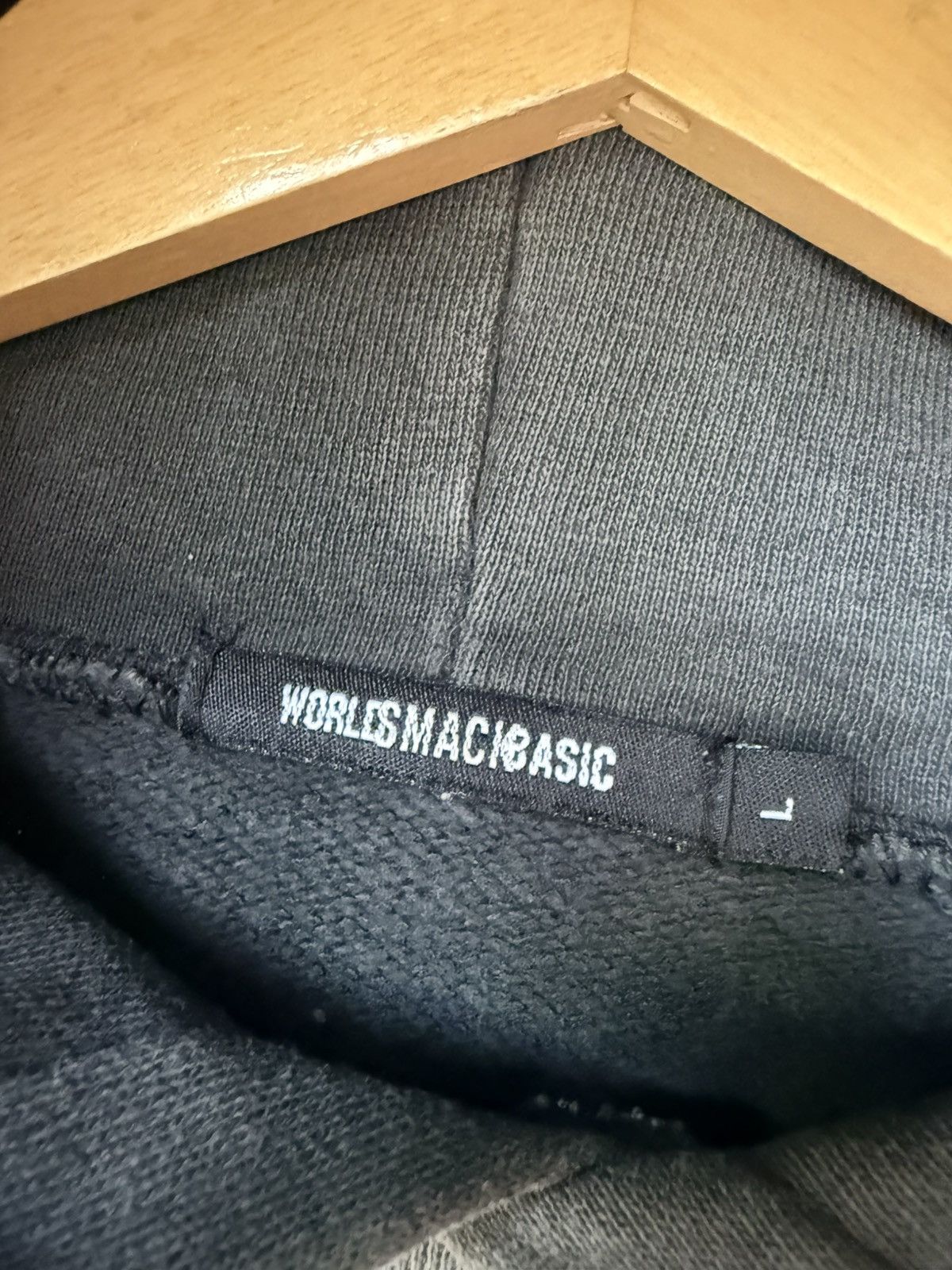 Hysteric Glamour 2000s - WORLD MAGIC BASIC POEM GRAPHIC HOODIE Size US XL / EU 56 / 4 - 8 Thumbnail
