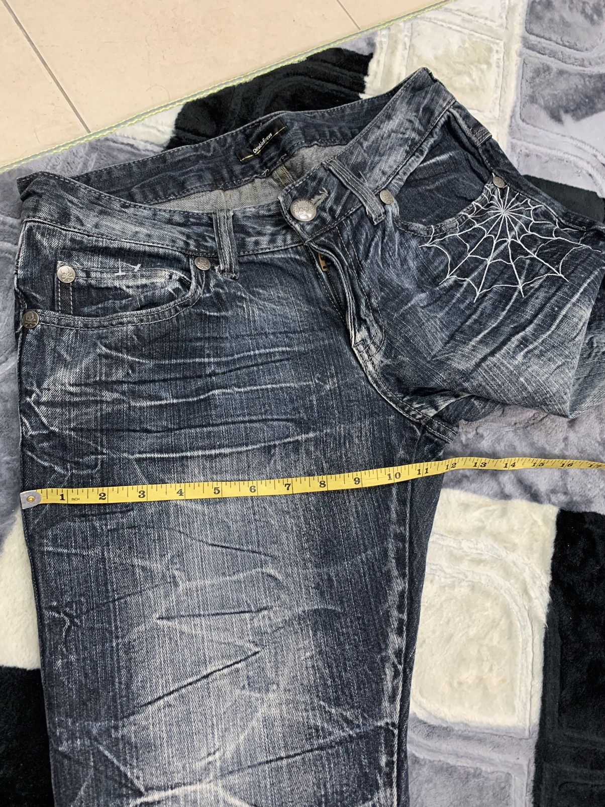 Hysteric Glamour Size 33: Vintage Jeans Double focus Gothic avant garde Size US 33 - 7 Thumbnail