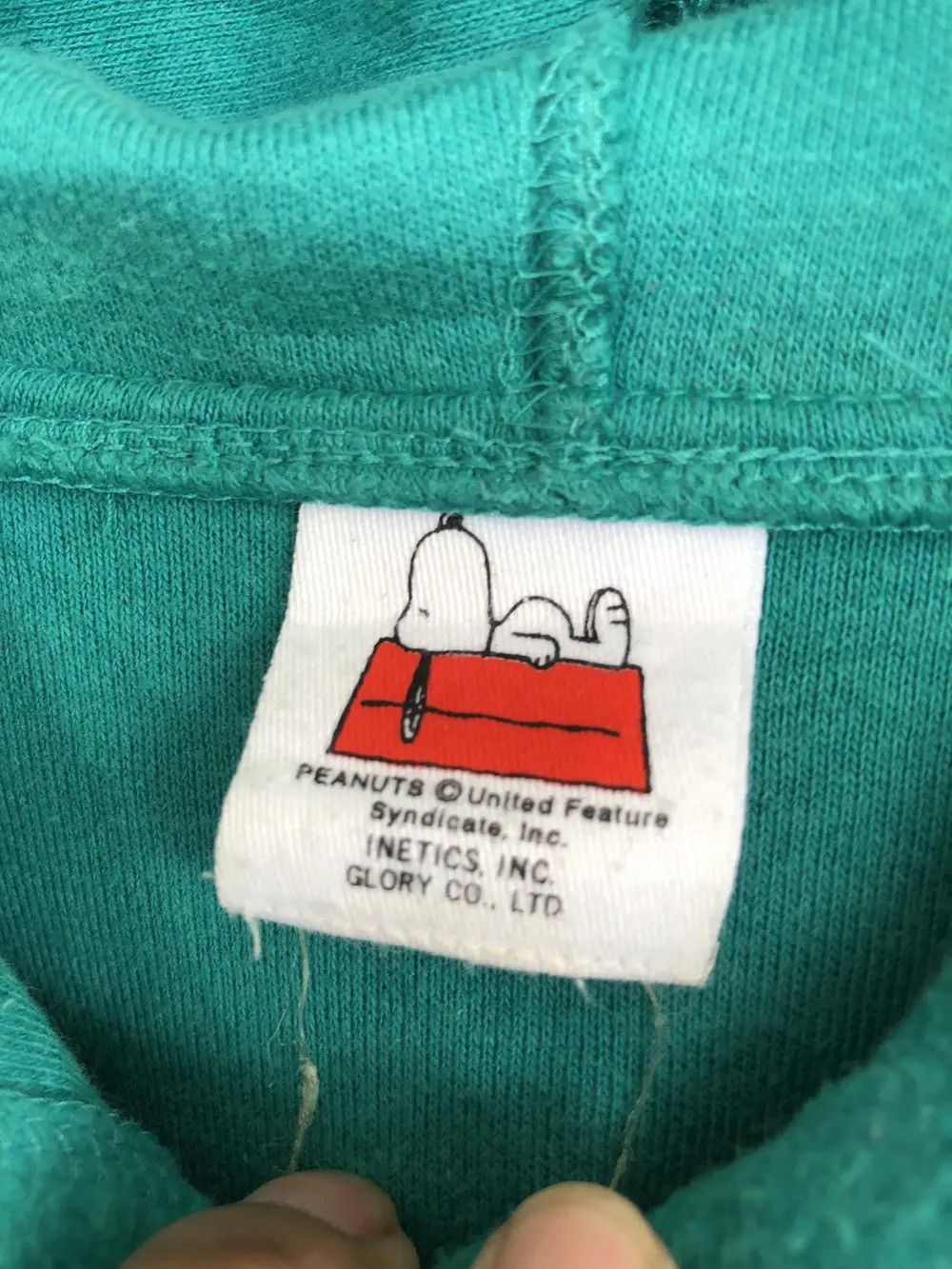 Peanuts × Vintage Vintage Snoopy Cartoon Hoodies Size US L / EU 52-54 / 3 - 3 Thumbnail
