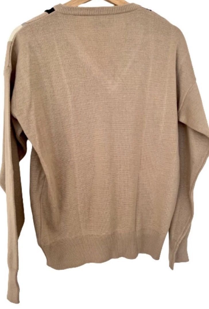 Gabicci Tan and brown vintage sweater knitwear Gabicci wool size S Size US S / EU 44-46 / 1 - 3 Thumbnail