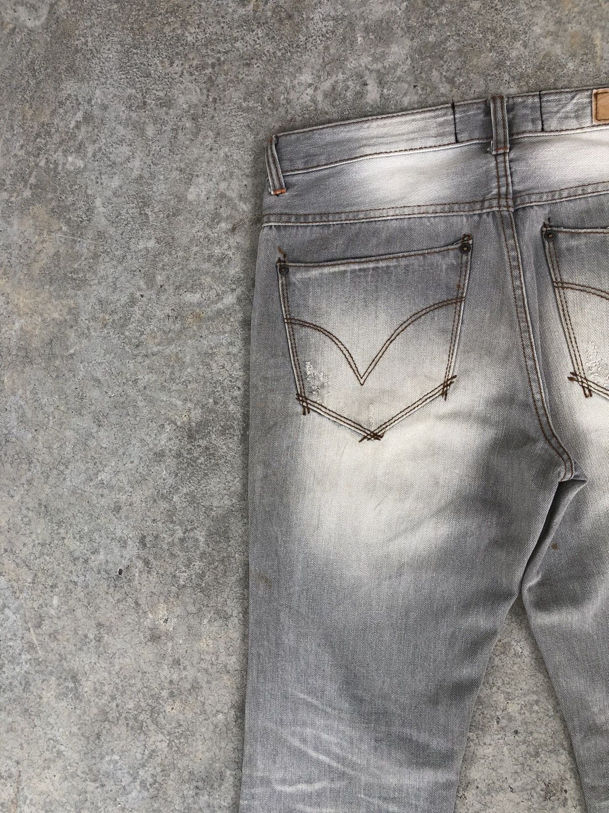 Japanese Brand Japanese Kan Tu Flared Jeans Distressed Jeans Size US 32 / EU 48 - 9 Thumbnail
