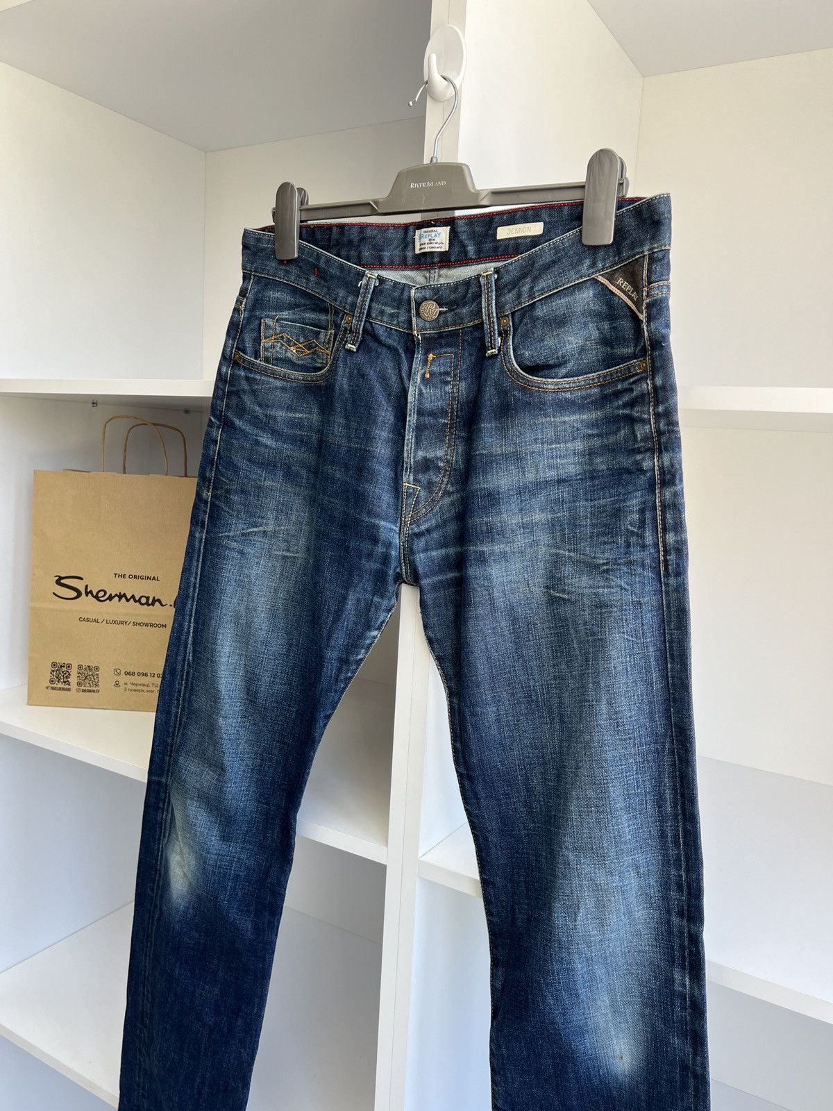 Vintage Vintage Replay Archival Denim jeans Size US 33 - 5 Thumbnail