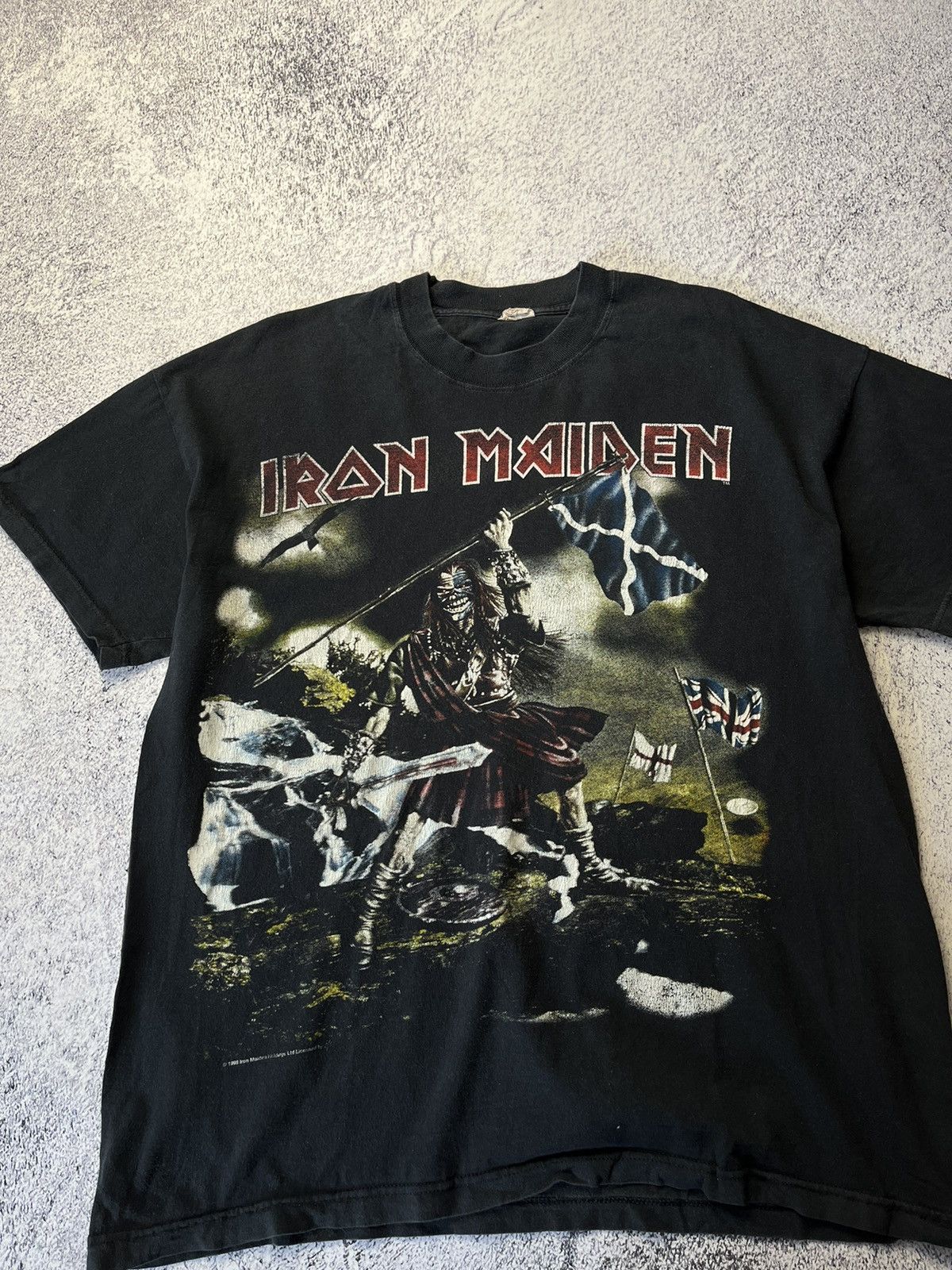 Band Tees Rare Iron Maiden Tee T Shirt 1998 Vintage Black Size US L / EU 52-54 / 3 - 9 Thumbnail