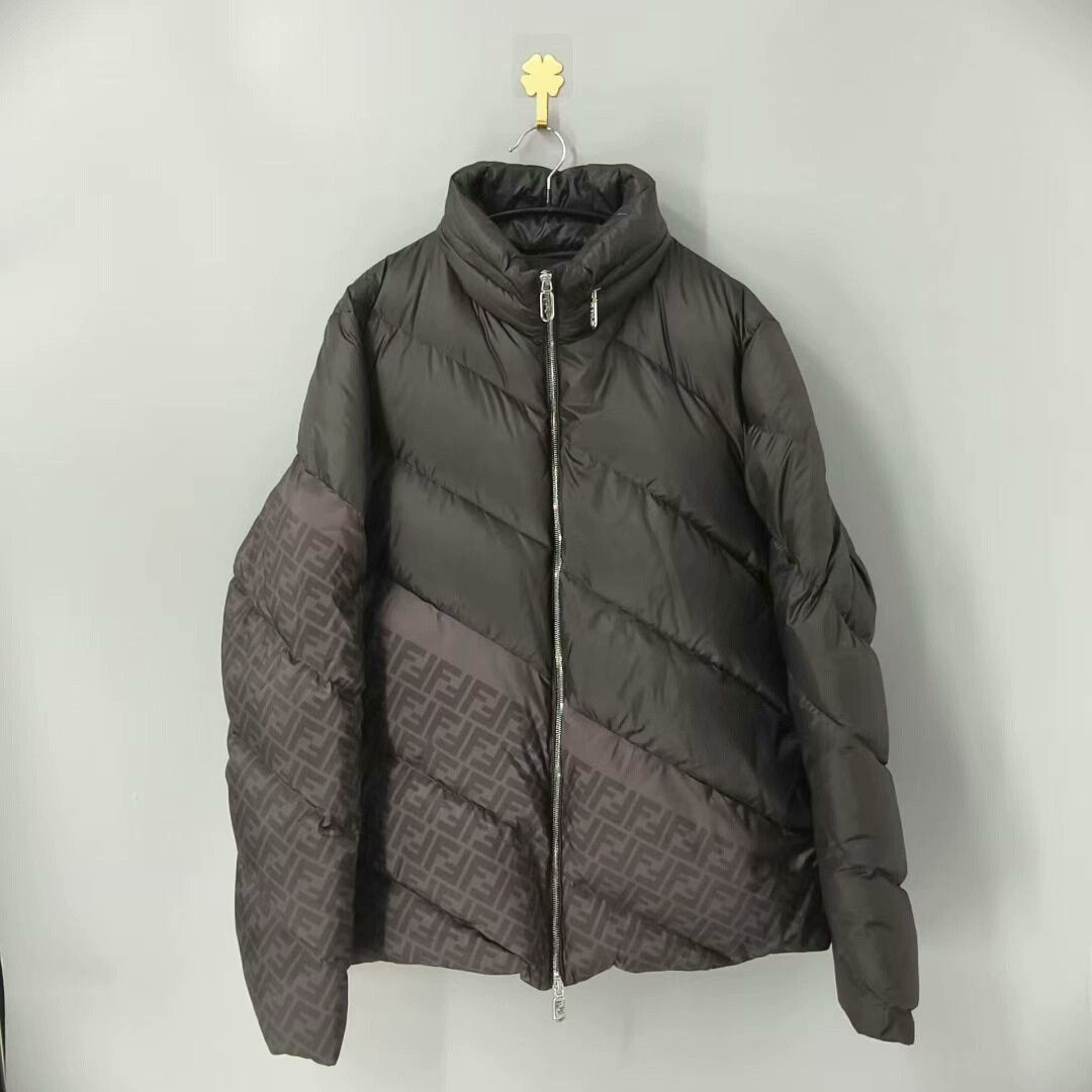 Fendi Fendi Color Block High Neck Zip Jacket Size US L / EU 52-54 / 3 - 1 Thumbnail