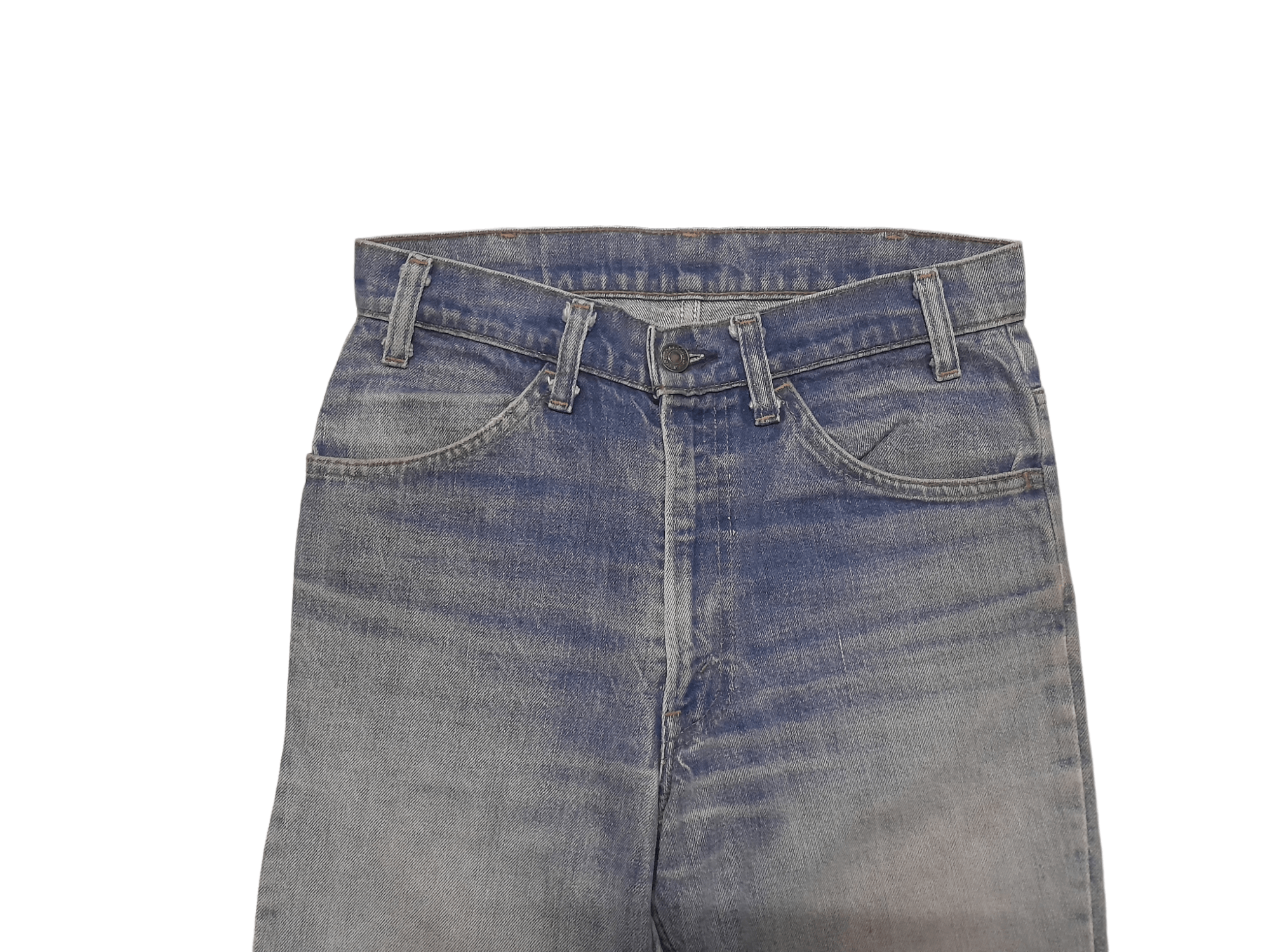 Levi's 70/80s Levis 517 Flare Denim Usa stamped #8 Button (S200) Size US 28 / EU 44 - 3 Thumbnail