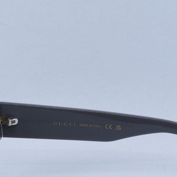 Gucci New Gucci GG1460S 003 Sunglasses - Charcoal Grey Frame Size ONE SIZE - 6 Thumbnail