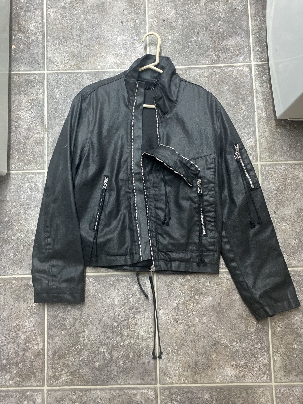 Etelier Gallery × Somar Somar Peril Waxed Denim Moto Jacket | Grailed