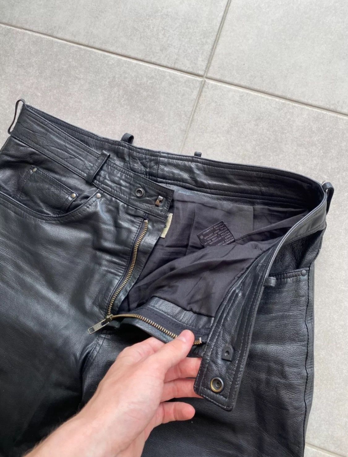 Genuine Leather Vintage Leather Pants Size US 32 / EU 48 - 4 Thumbnail