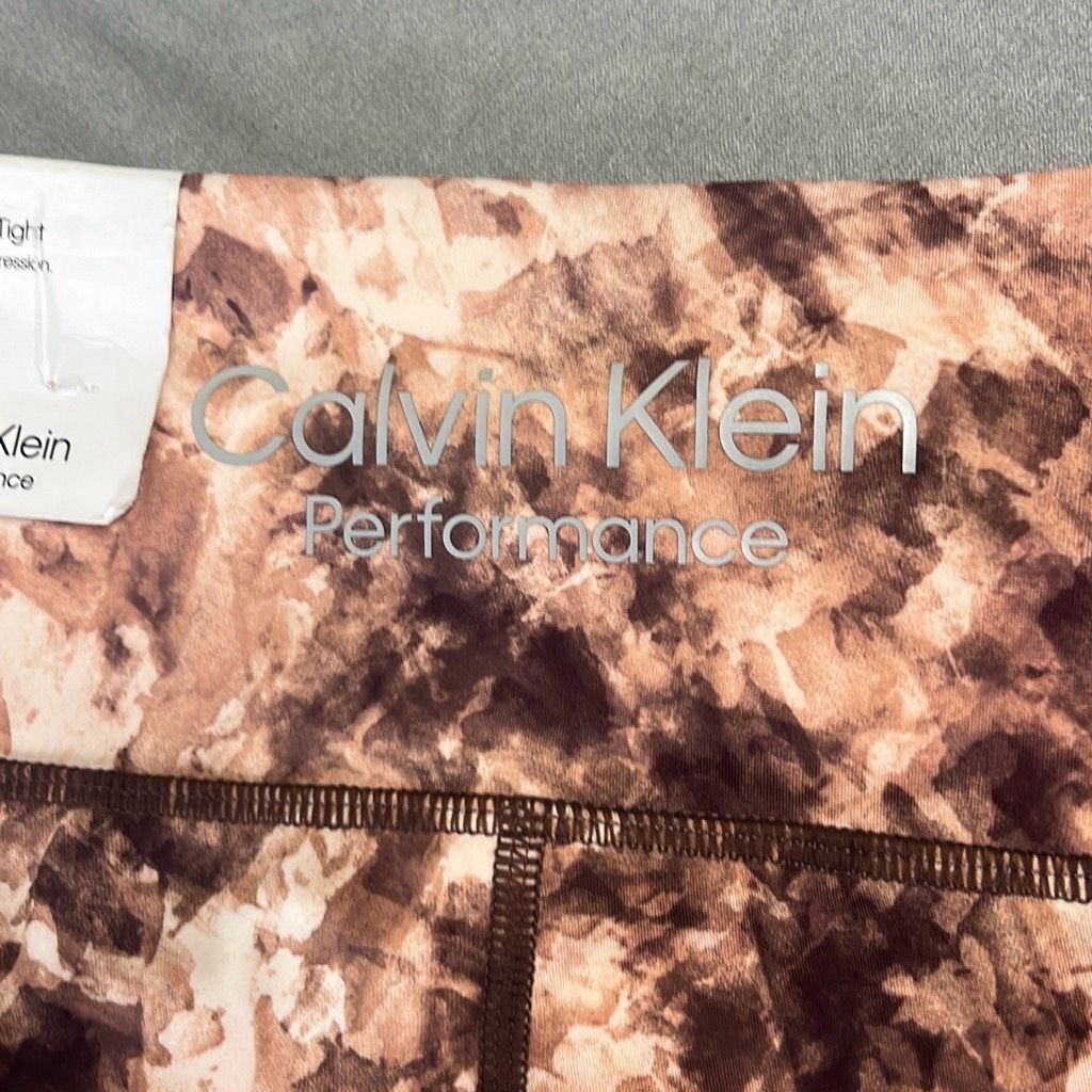 Calvin Klein Calvin Klein Womens XS Performance 7/8 Leggings Tights Brown Size 25" / US 0 / IT 36 - 4 Thumbnail
