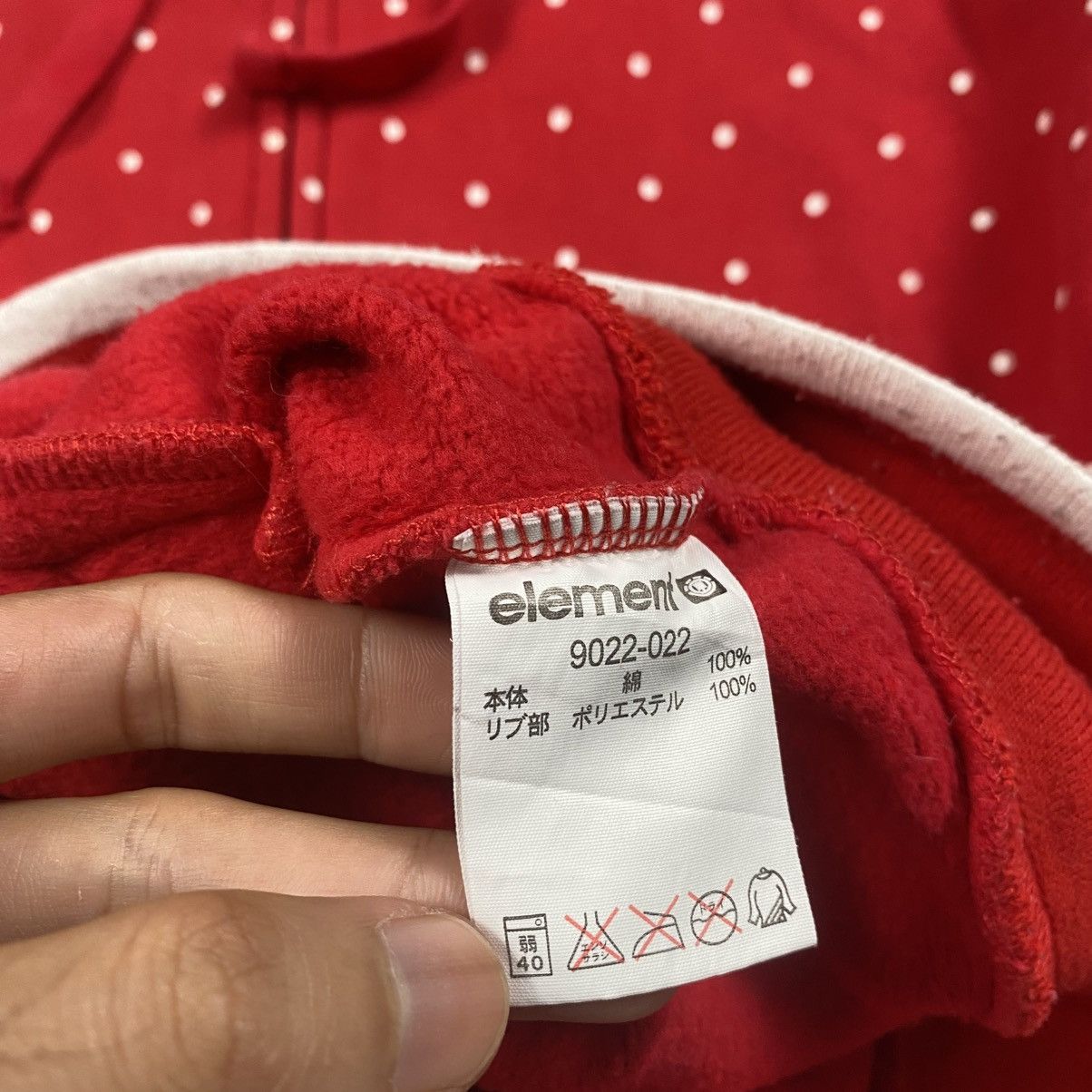 Element Vintage y2k Element Polkadots Zip Up Size US L / EU 52-54 / 3 - 8 Thumbnail