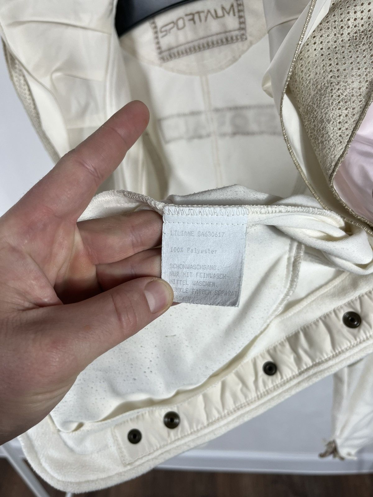 Sportalm Kitzbuhel Sportalm Cream Hooded Jacket With Embroidery Size 36 Size S / US 4 / IT 40 - 7 Thumbnail
