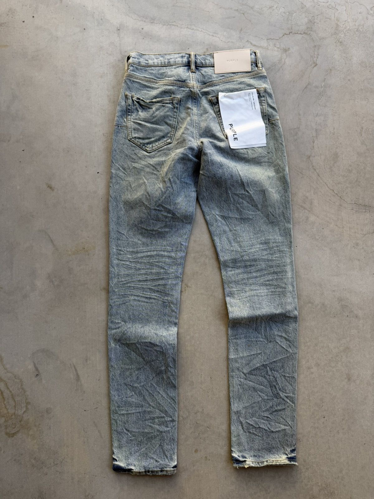 Purple Brand Purple Brand P005 Polished Pumice Denim Jeans Blue Size 28 Size US 28 / EU 44 - 2 Thumbnail