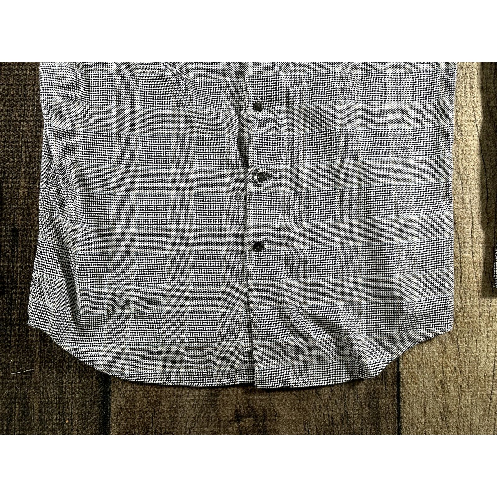 Pronto Uomo Pronto Uomo Modern Fit Dress Shirt Men Size Large White Size US L / EU 52-54 / 3 - 3 Thumbnail
