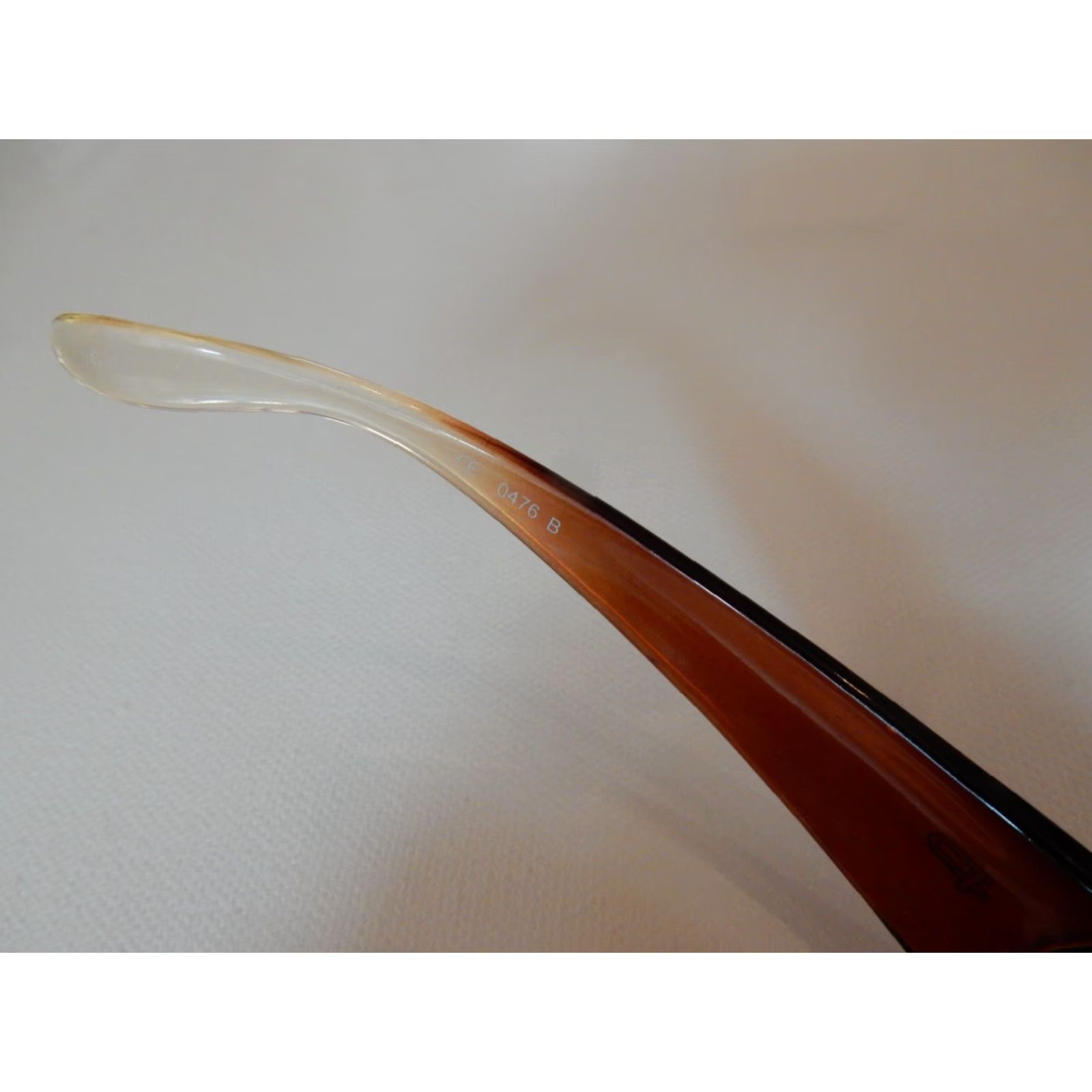 Polaroid VINTAGE Polaroid Sunglasses Men Wrap Brown 0476 Size ONE SIZE - 4 Thumbnail