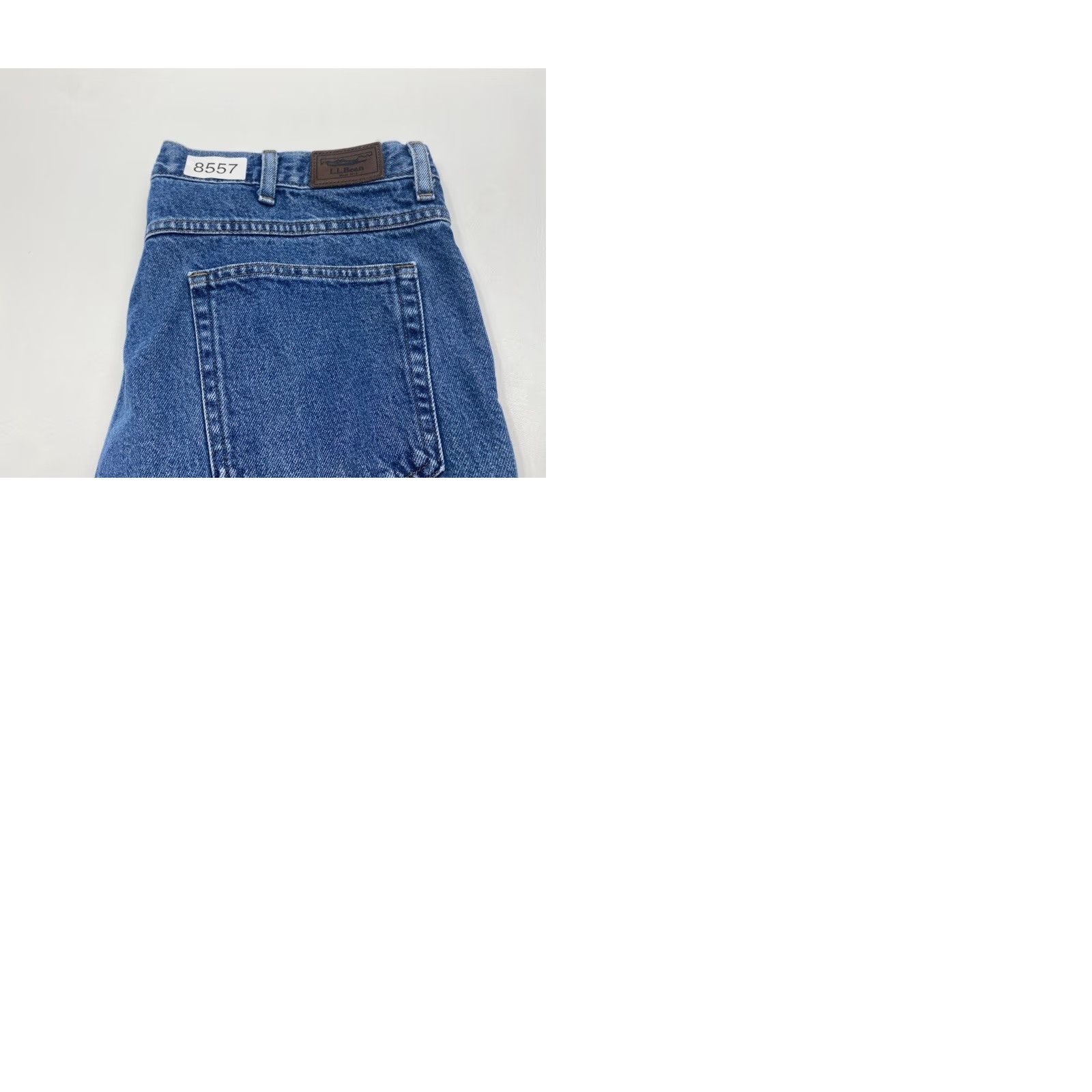 Vintage L.L. Bean Jeans Mens 38x26 Denim Blue Classic Fit 5-Pocket Lined 8557 Size US 38 / EU 54 - 10 Thumbnail