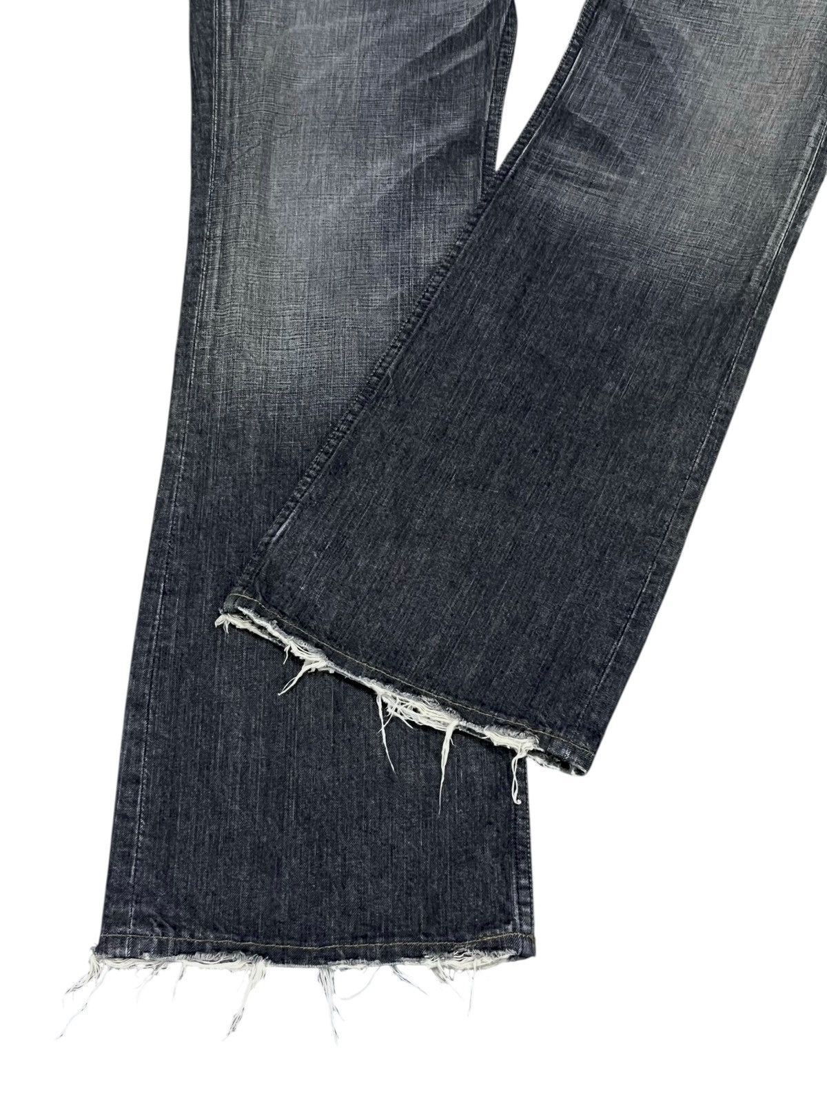 Levi's Vintage Clothing Levi's Vintage 517 FLARE Japan Black Clawmark Distressed Size US 32 / EU 48 - 3 Thumbnail