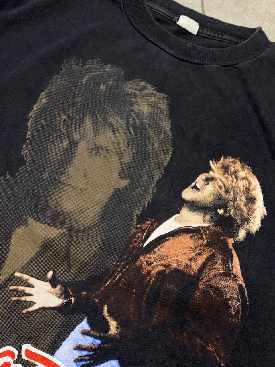 Band Tees Vintage Rod Stewart 90s Vagabond Europe Tour T-Shirt Size US XL / EU 56 / 4 - 9 Thumbnail