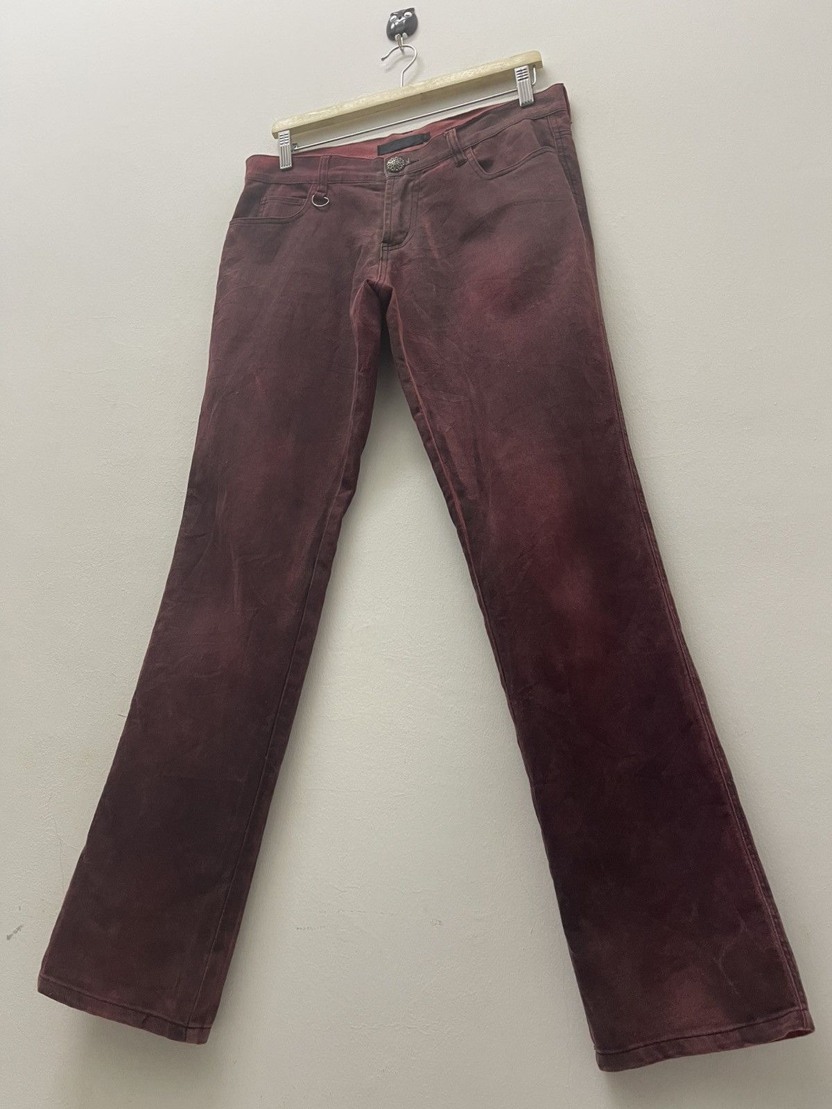 Le Grande Bleu (L.G.B.) Rare Vintage Japanese ROSHELL Seditionaries Punk Goth Size US 33 - 7 Thumbnail