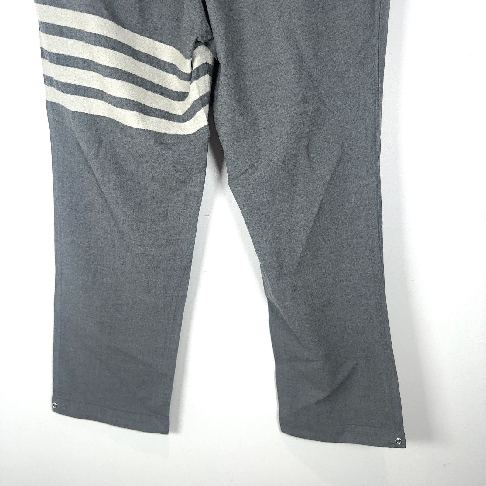 Thom Browne Thom Browne Woostered Woven Wool 4-Bar Pants Size US 32 / EU 48 - 8 Thumbnail