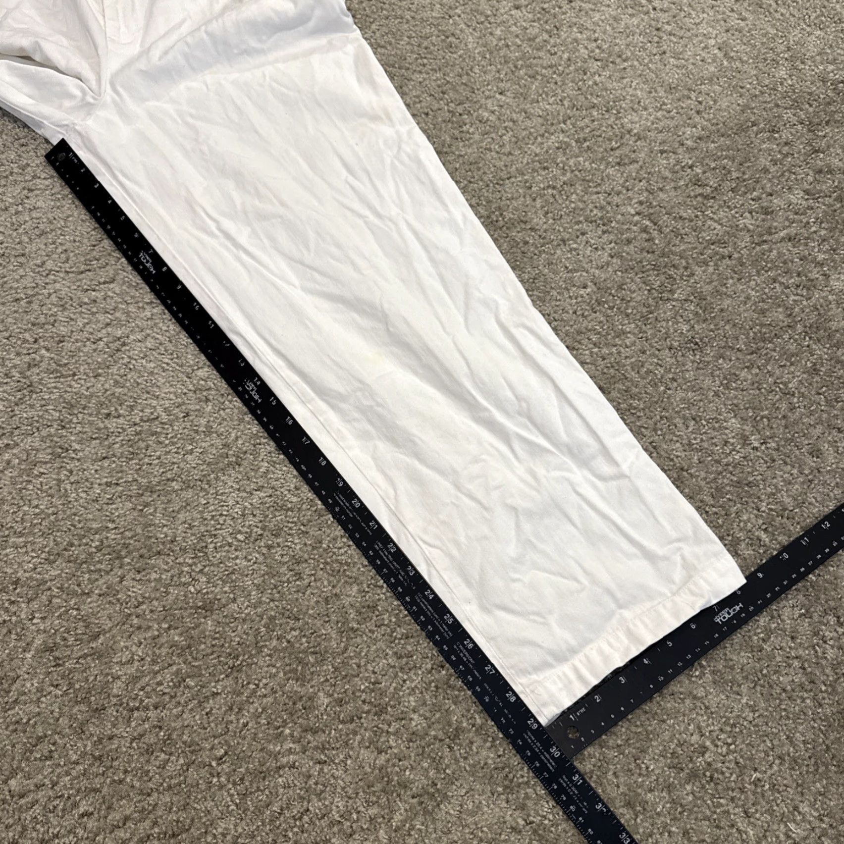 Ralph Lauren VINTAGE 80s Polo Ralph Lauren White Cotton Pants Dress Pants Women Size 12 Regular White 80s Polo Ralph Lauren Dress Pants Women 12 Size 34" / US 12 / IT 48 - 7 Thumbnail