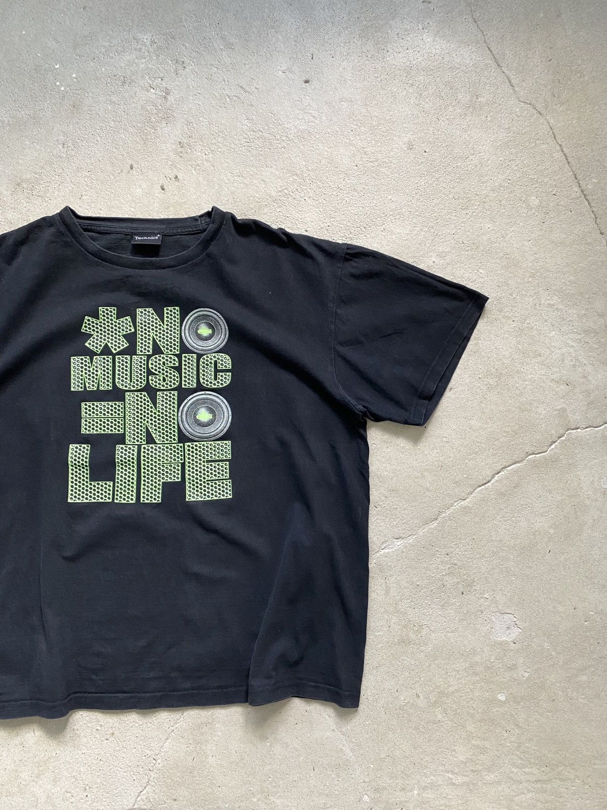 Rap Tees × Vintage Rare! 1990’s Vintage Technics No Music No Life T Shirt Size US M / EU 48-50 / 2 - 3 Thumbnail