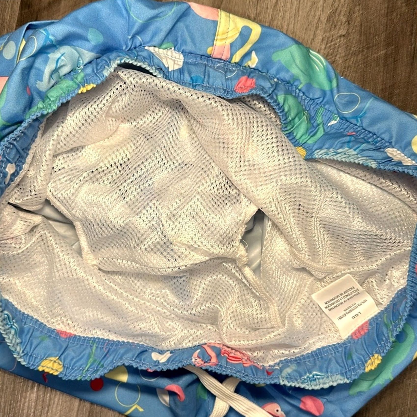 Vintage Surf Society Flamingo Swim Trunks - L Men Bottom Blue Regular NWT Size US 33 - 7 Thumbnail