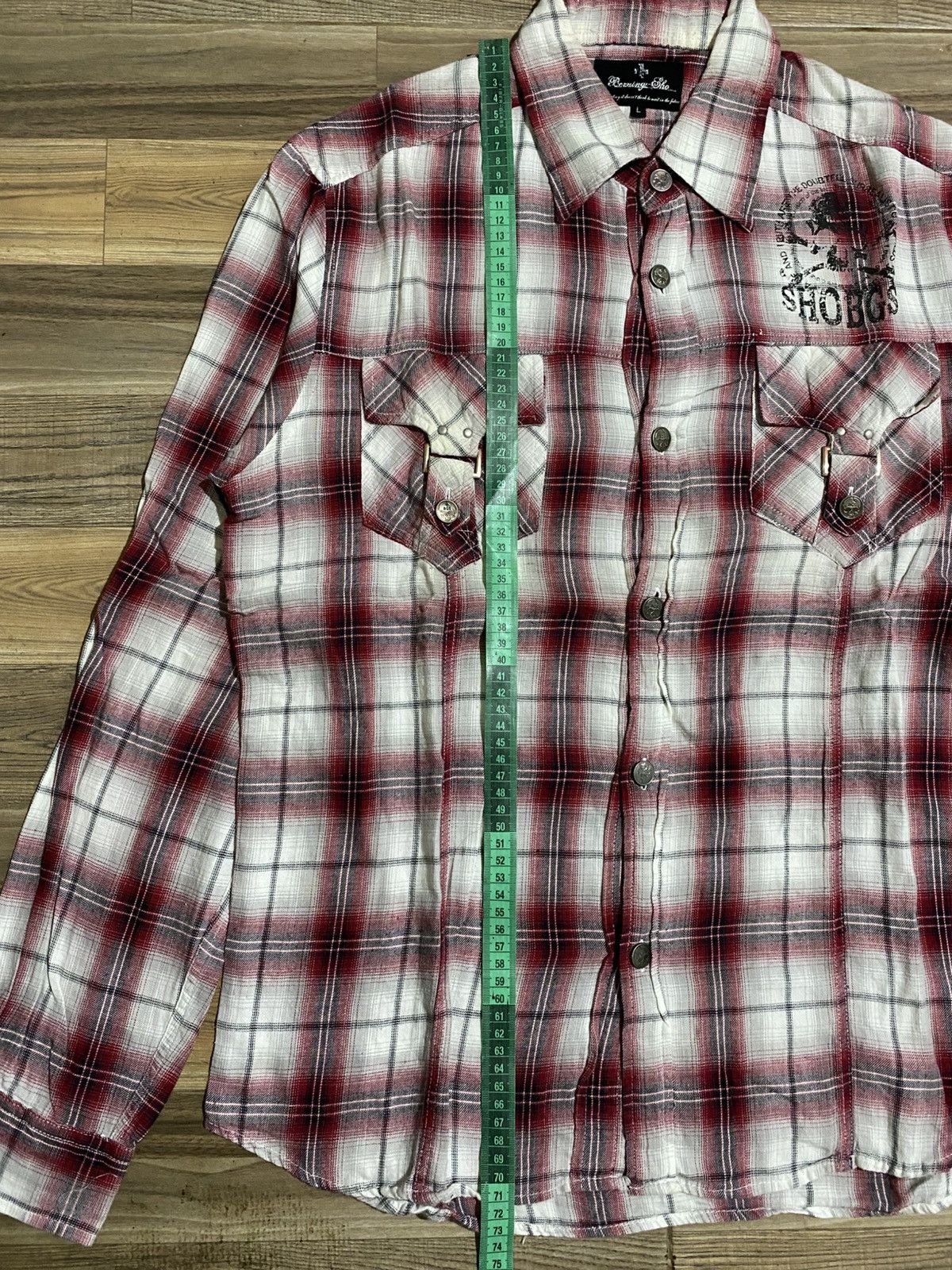Japanese Brand × Vintage BERNINGS SHO BONDAGE SHIRT Size US L / EU 52-54 / 3 - 11 Thumbnail