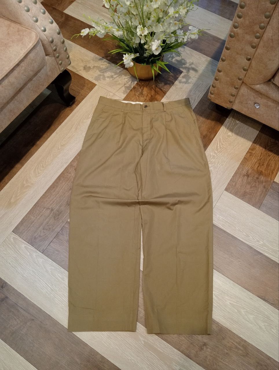 Dior VINTAGE CHRISTIAN DIOR BAGGY TROUSER PANTS Size US 34 / EU 50 - 1 Thumbnail