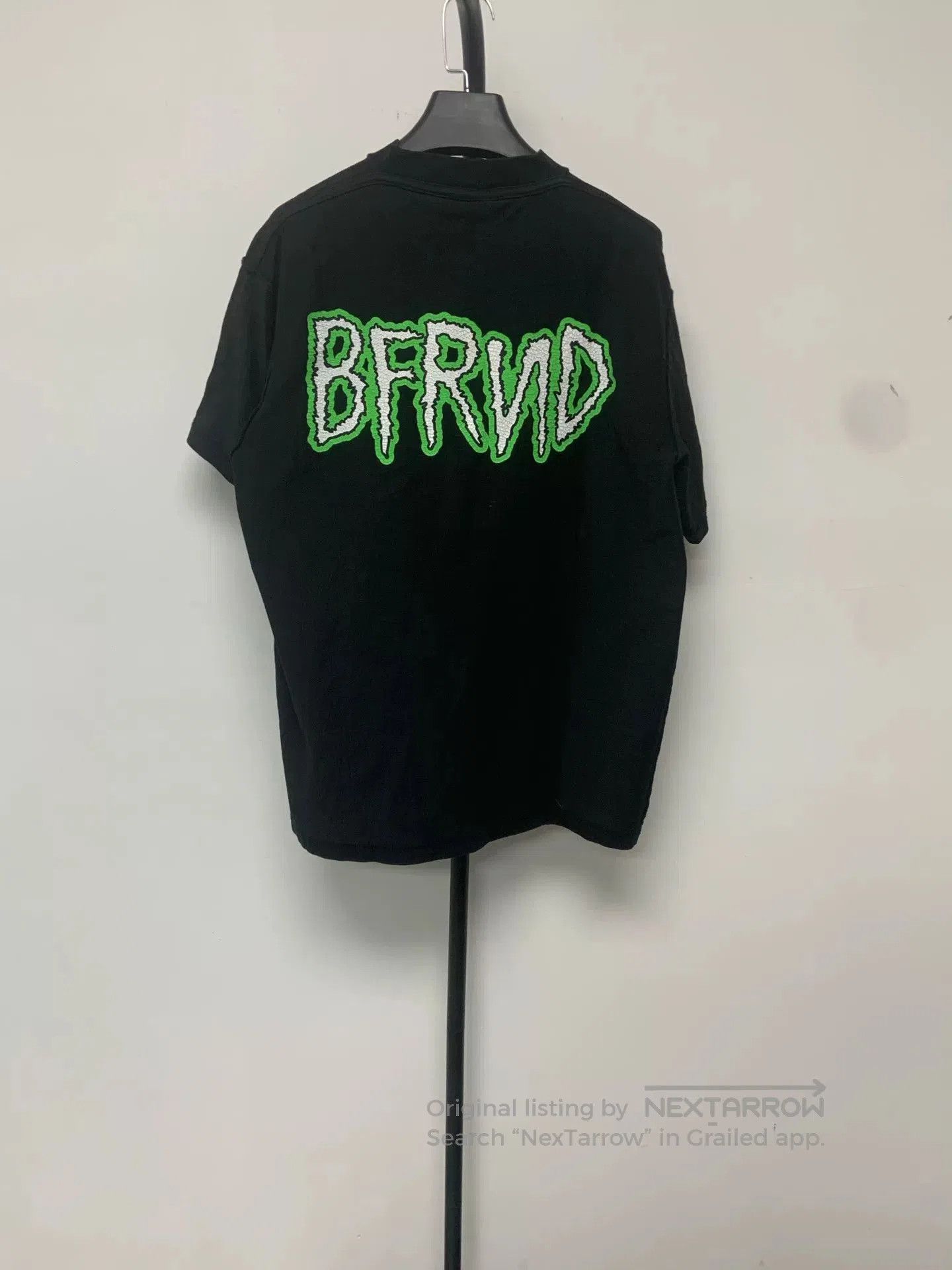 Balenciaga Balenciaga BFRND Logo Print Crew Neck T-Shirt. Size US L / EU 52-54 / 3 - 2 Thumbnail
