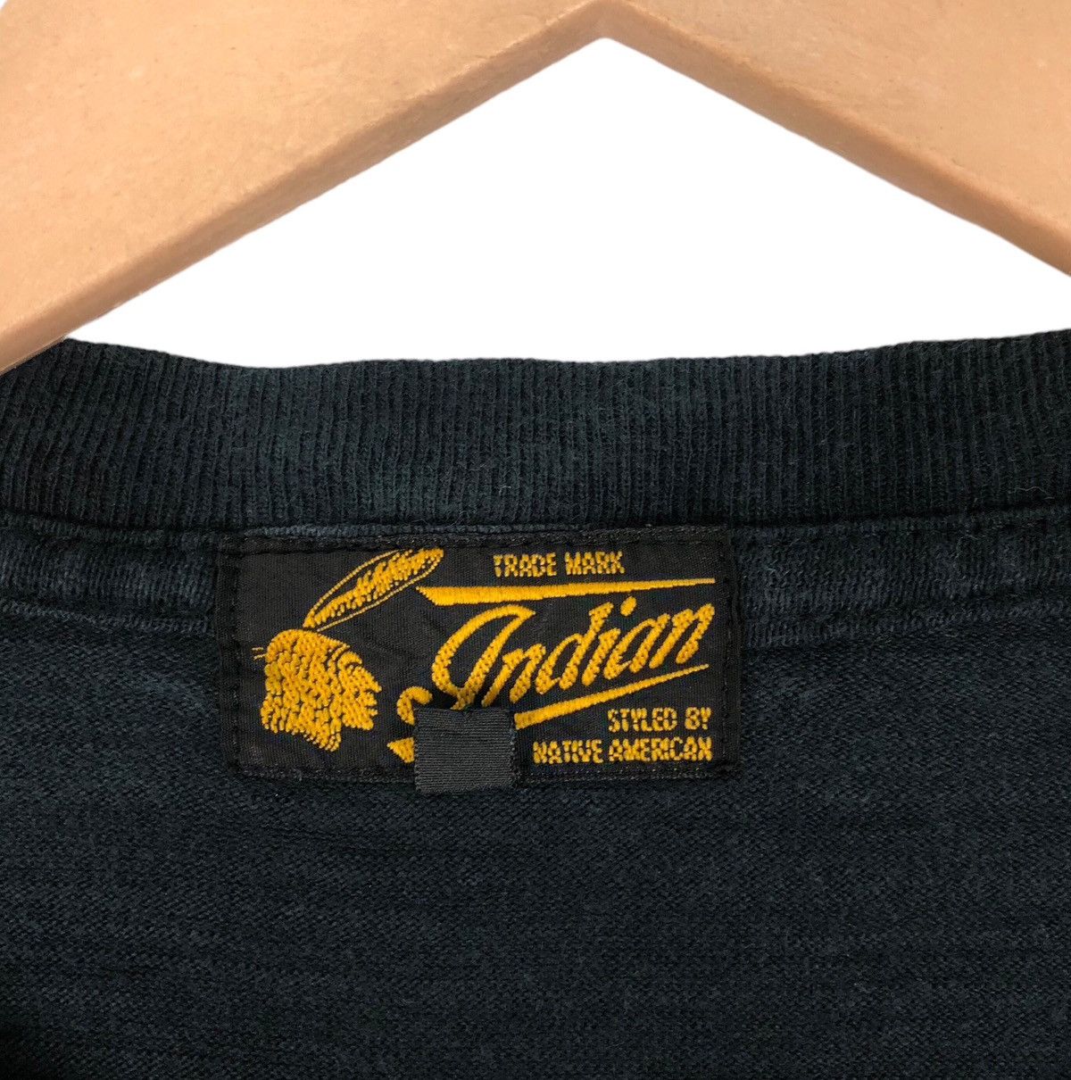 Indian Motorcycle × Toyo Enterprises Indian Big Chief Beaded Native Logo Longsleeve T Shirt Size US M / EU 48-50 / 2 - 10 Thumbnail