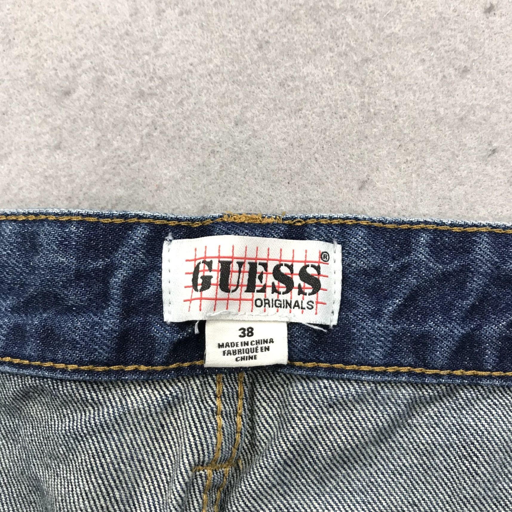 Guess VINTAGE GUESS Jeans Mens 38x28 Blue Carpenter Baggy Loose Denim Hip Hop 90s Mens Jeans Size US 38 / EU 54 - 7 Thumbnail