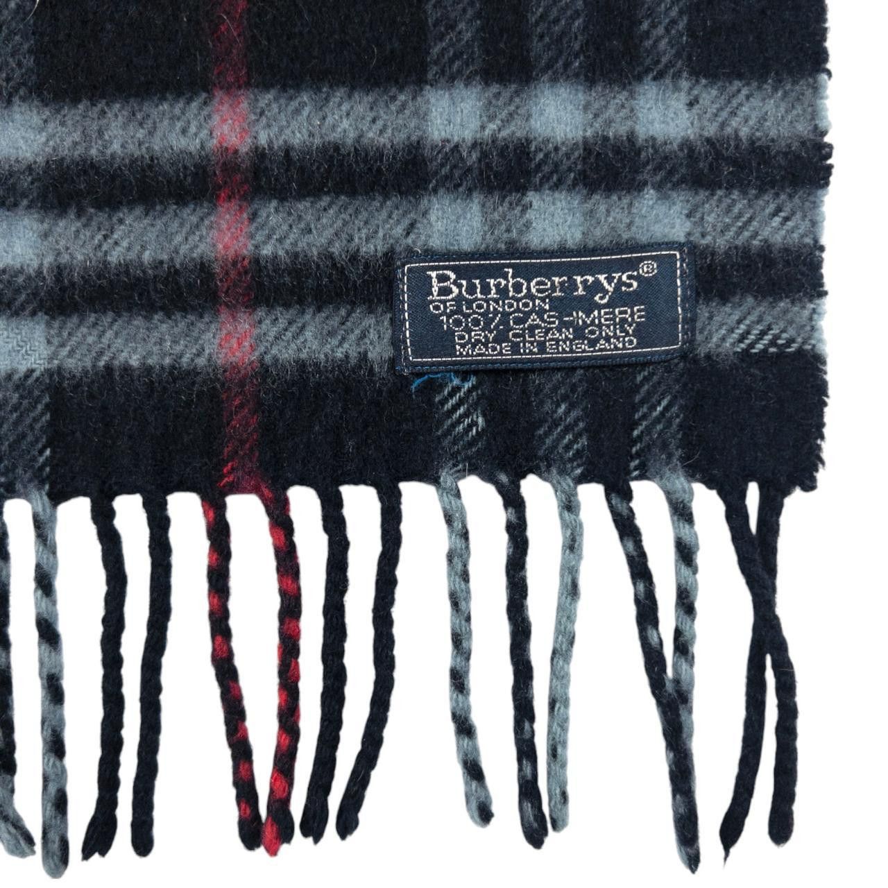 Burberry Vintage Burberry Cashmere Tassel Scarf Size ONE SIZE - 4 Thumbnail