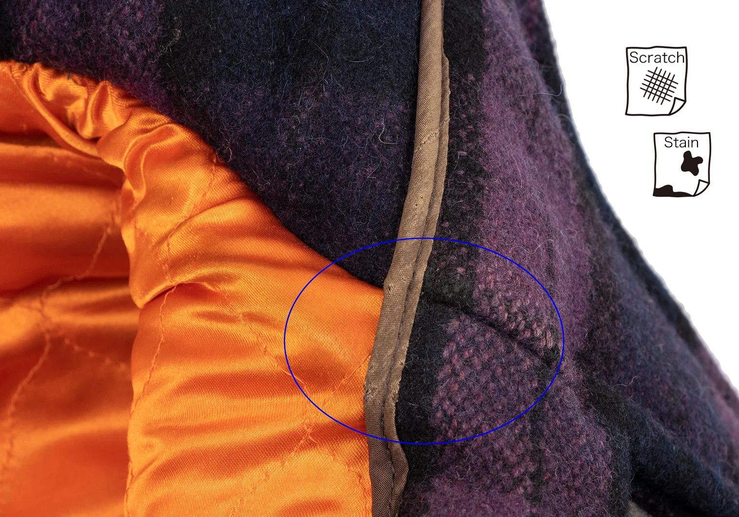 Ganryu Check Hooded Down Vest in Purple, Navy, and Green Size US S / EU 44-46 / 1 - 4 Thumbnail