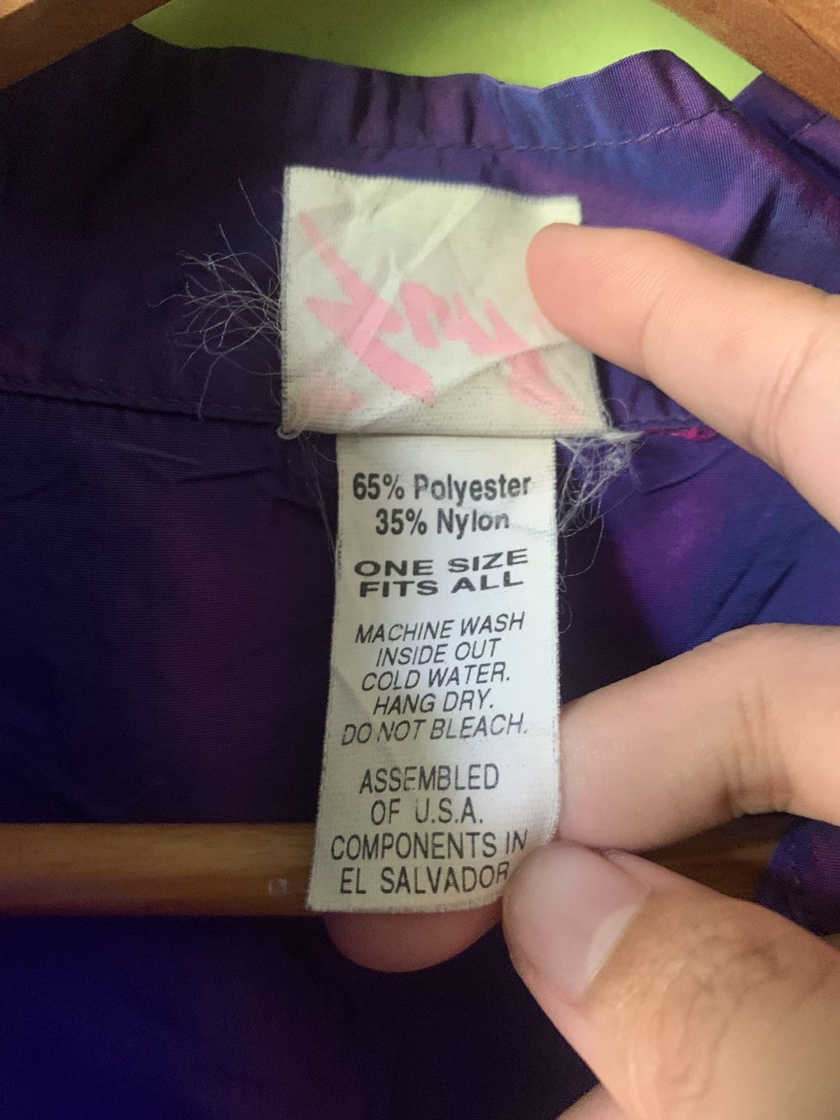 Vintage Vintage 1990s Surfstyle iridescent quarter zip windbreaker Size US XXL / EU 58 / 5 - 5 Thumbnail