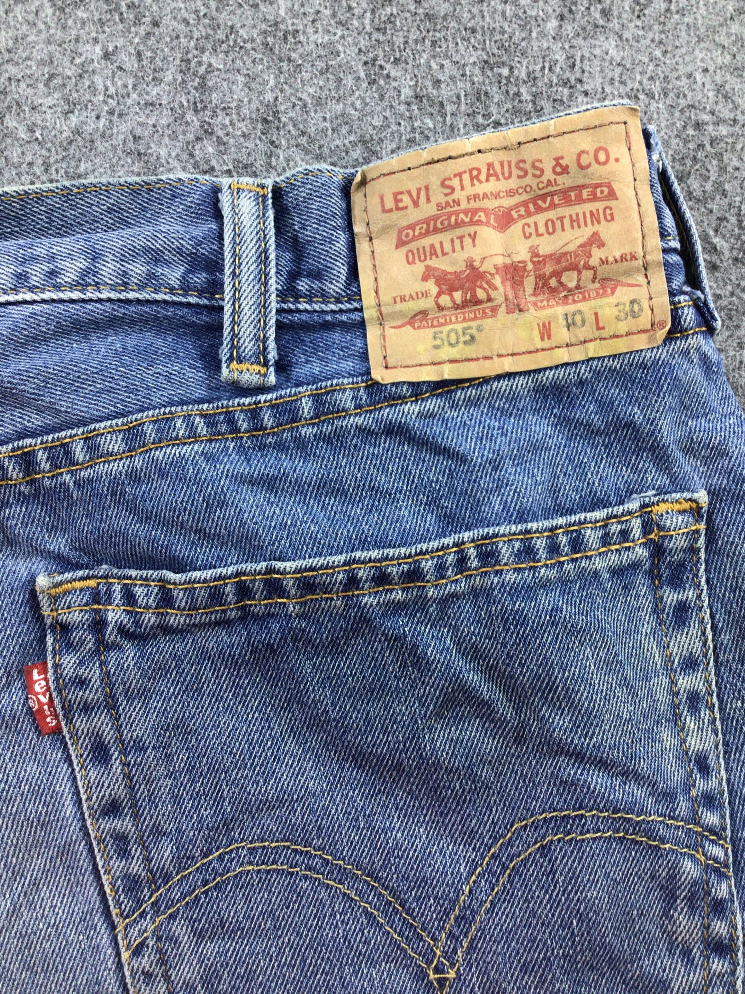 Levi's × Vintage Vintage Levis 505 Jeans-JM579 Size US 41 - 6 Thumbnail