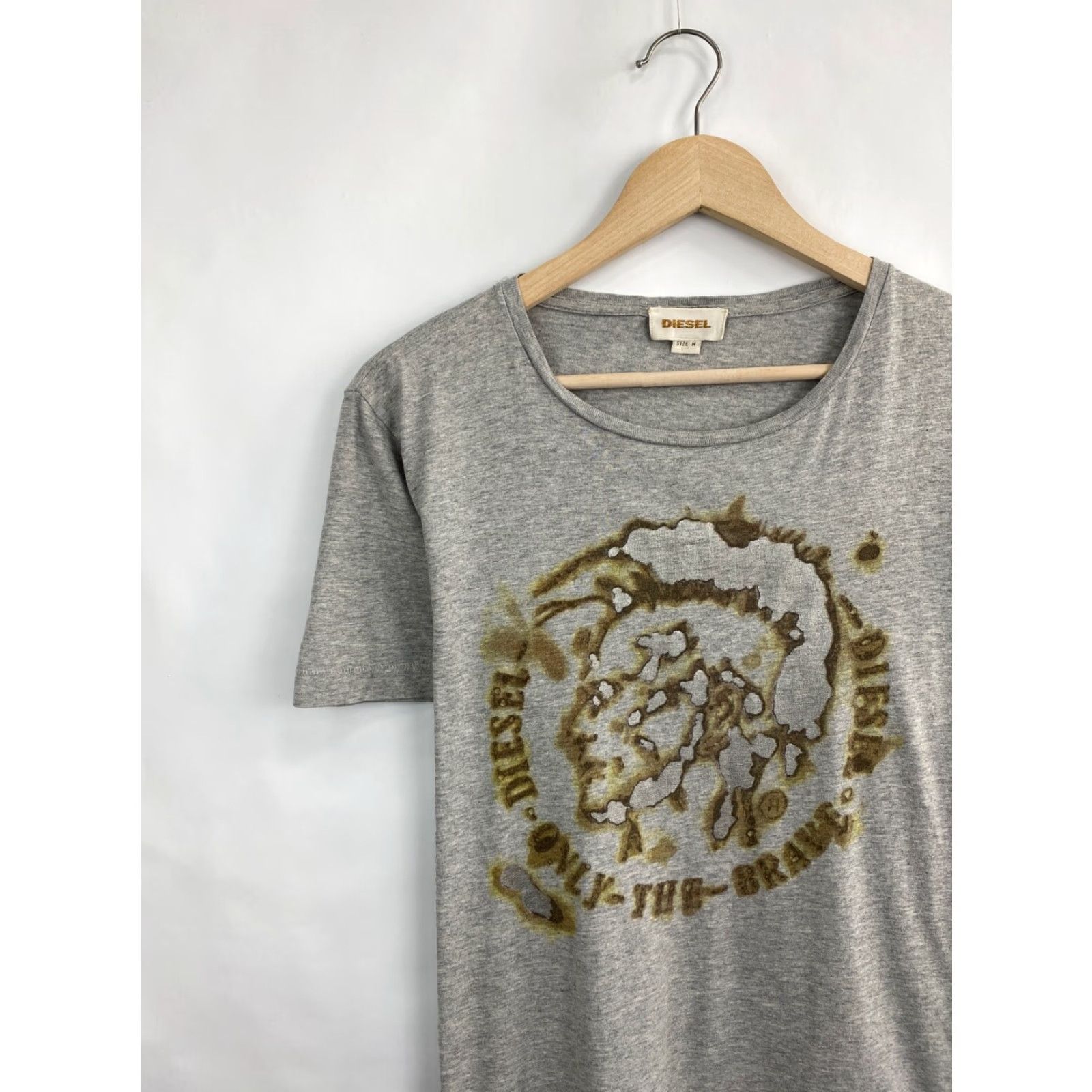 Diesel VINTAGE Diesel Punk Rock T-Shirt Mens M Gray / Grey Rare Retro Y2K Hype Size US M / EU 48-50 / 2 - 3 Thumbnail