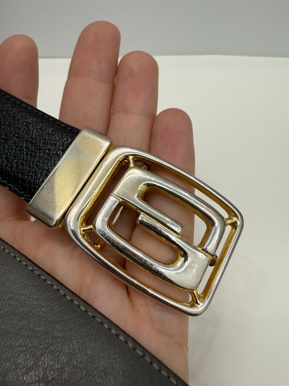 Gucci Vintage Gucci Reversible Leather Trousers Belt Size ONE SIZE - 7 Thumbnail