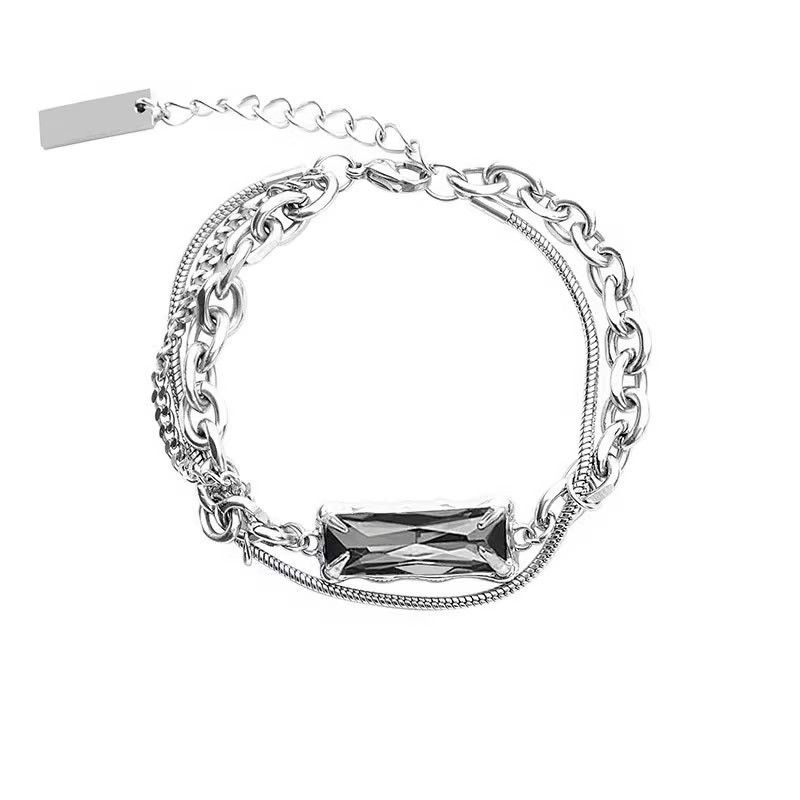 Jewelry Punk Bracelet Y2K Punk Chain Gotch Bracelets Chains Size ONE SIZE - 6 Thumbnail