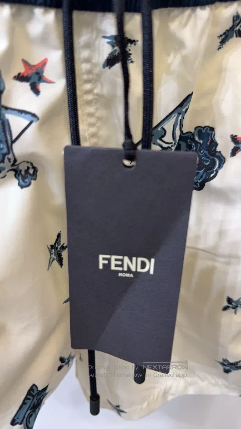 Fendi Fendi Zodiac Print Tie-dyed Straight Leg Beach Pants Size US 32 / EU 48 - 5 Thumbnail