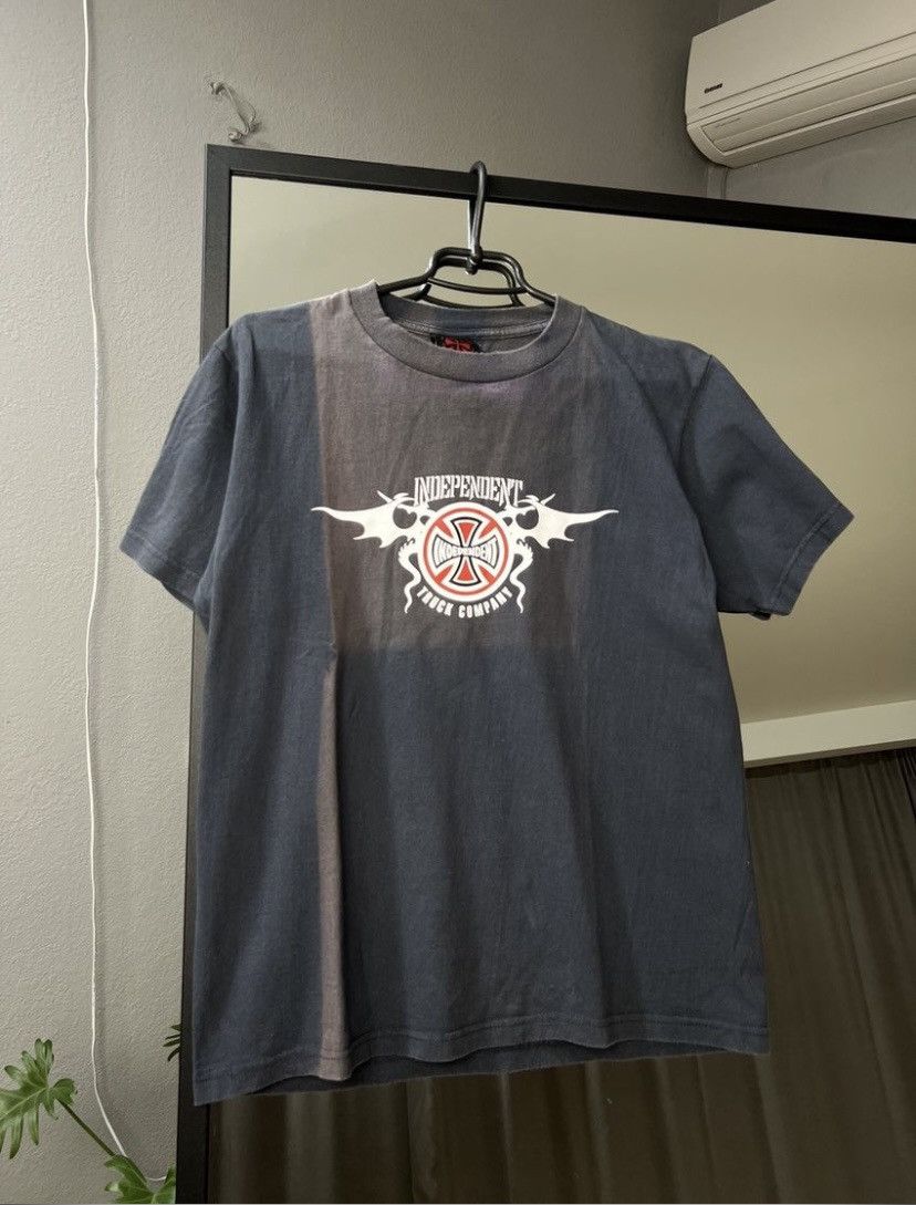Independent Truck Co. Independent Vintage Distressed Faded T-shirt Size US M / EU 48-50 / 2 - 1 Thumbnail