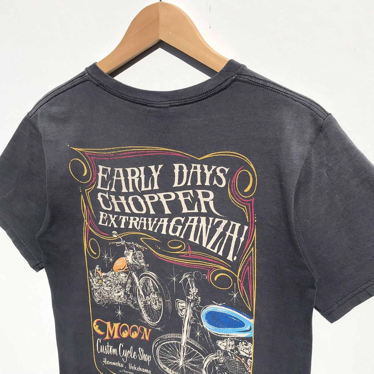 Japanese Brand Vintage Moon Eyes Custom Cycle Shop Shirt Moon Eyes Size US S / EU 44-46 / 1 - 6 Thumbnail