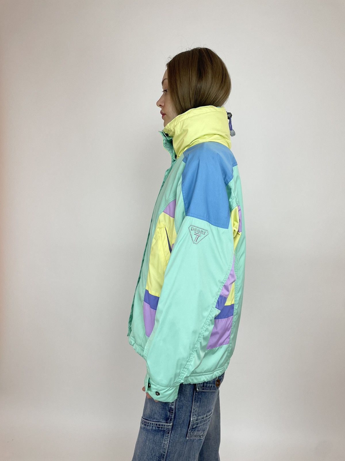 Vintage DEGRE7 vintage SKI Womens jacket Multicolour size M Size M / US 6-8 / IT 42-44 - 5 Thumbnail